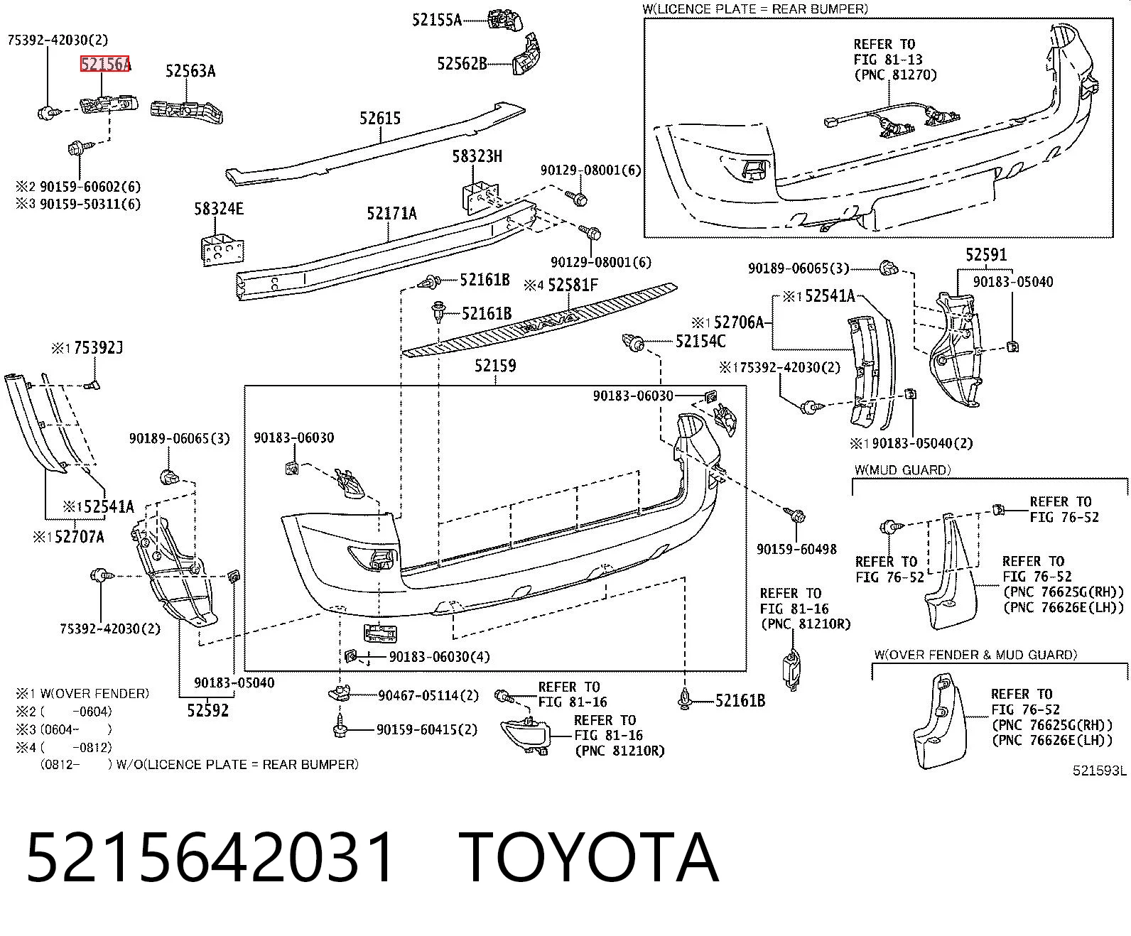 5215642031 Toyota
