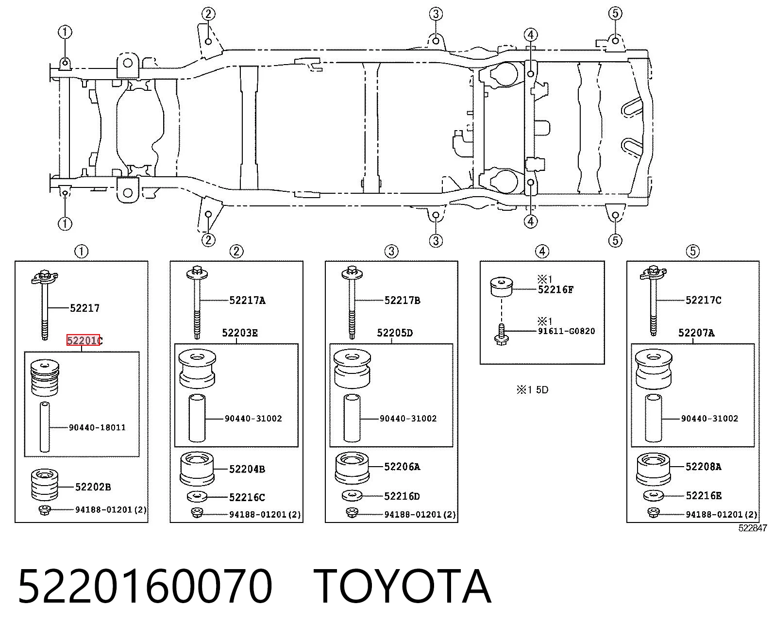 5220160070 Toyota