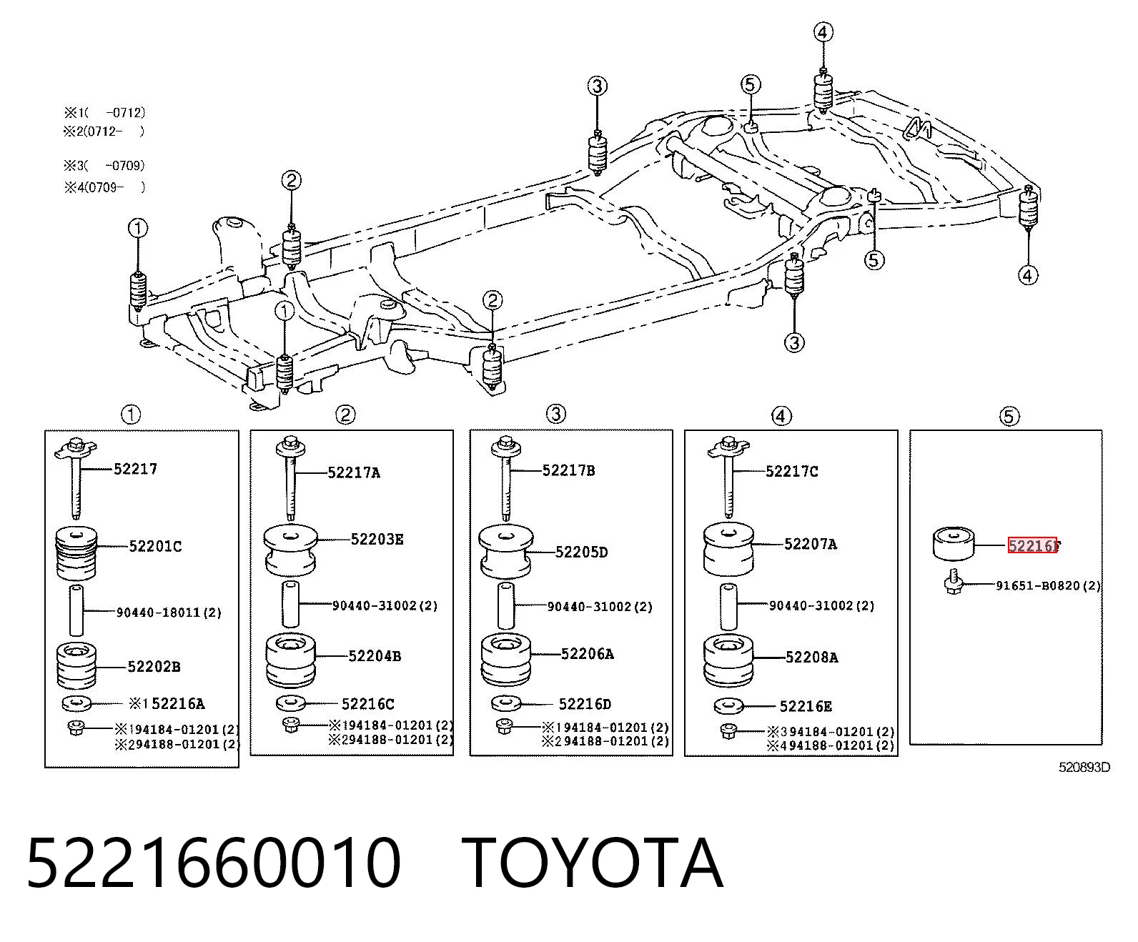 5221660010 Toyota