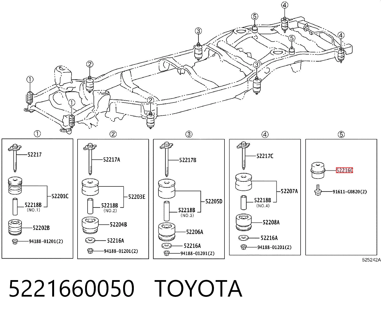 5221660050 Toyota