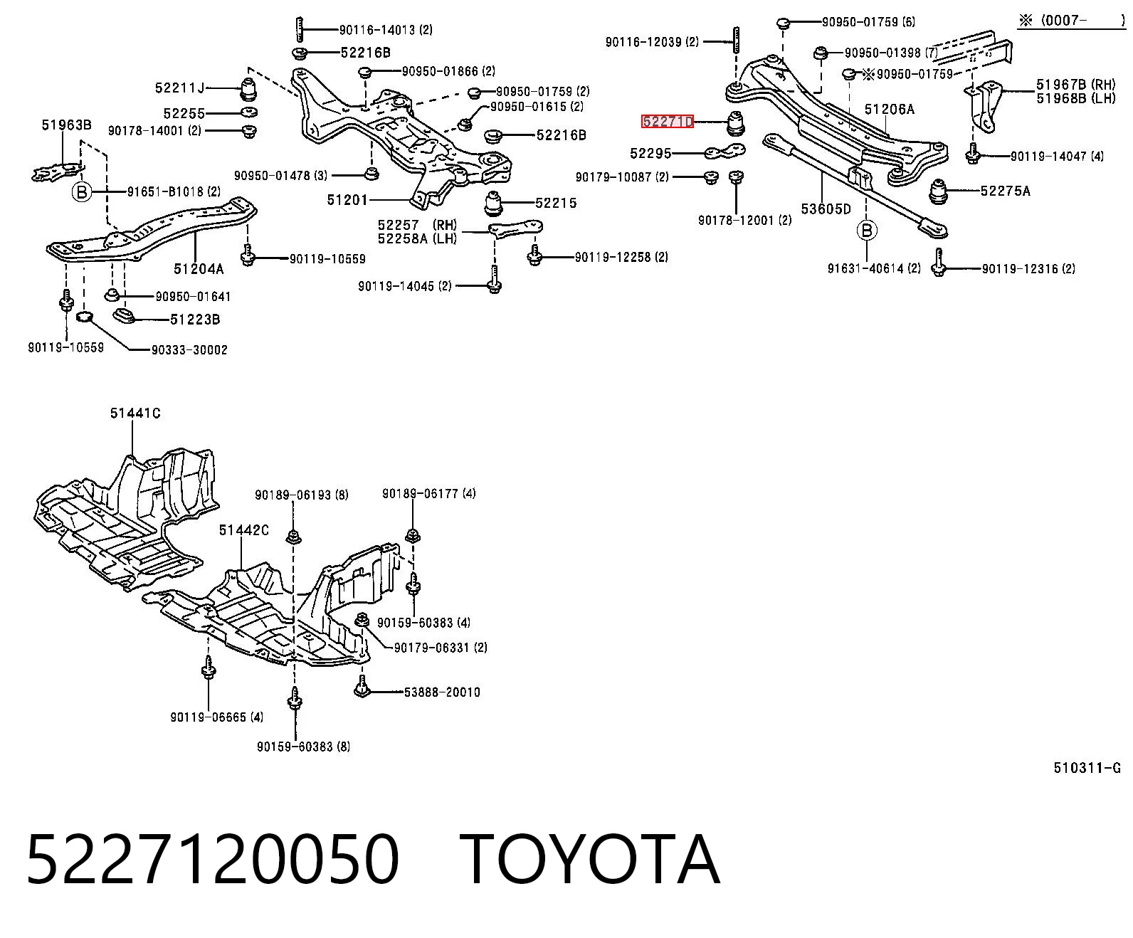 5227120050 Toyota