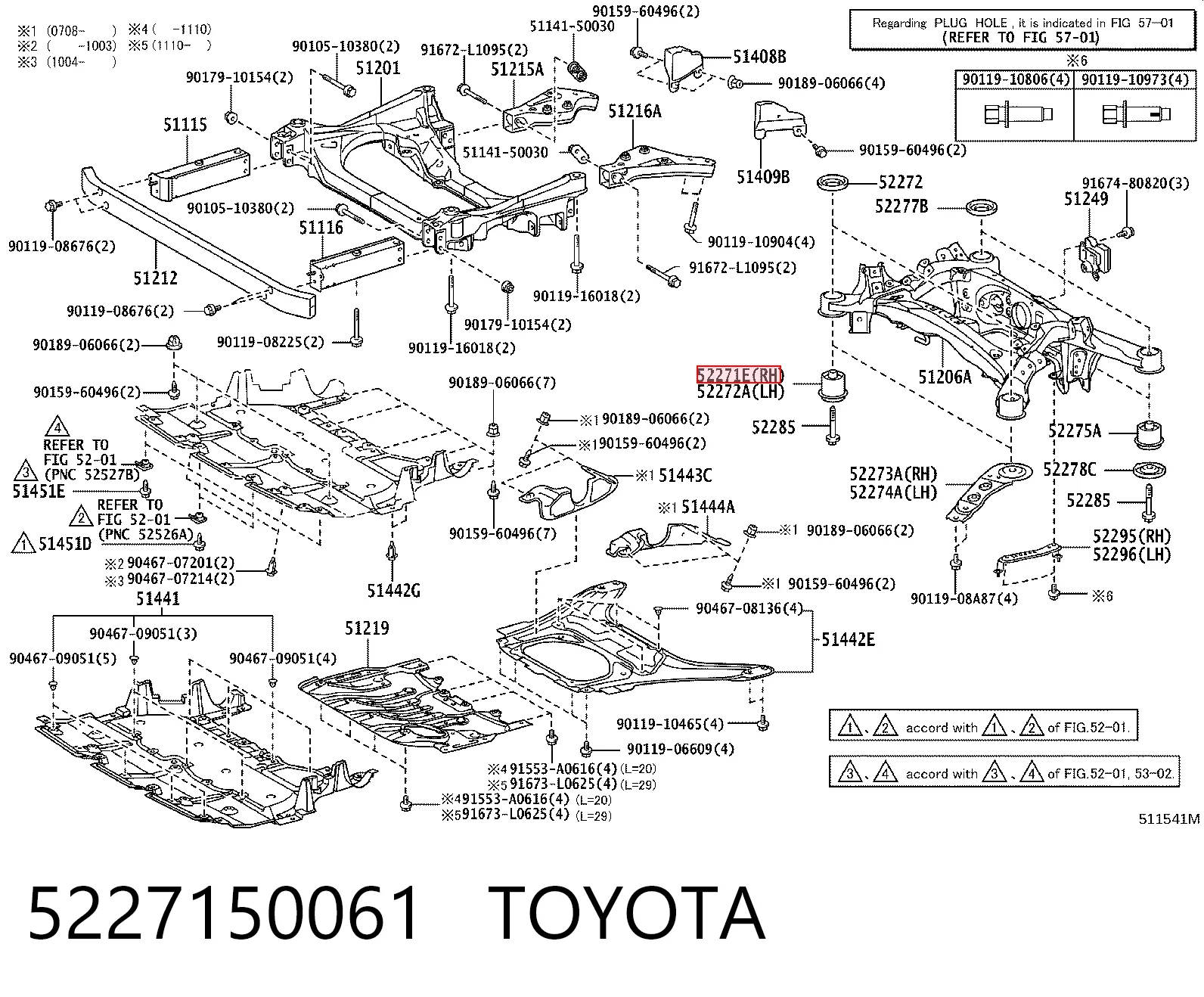 Kupić Silentblock tylnej belki Lexus LS  USF4 w dobrej cenie