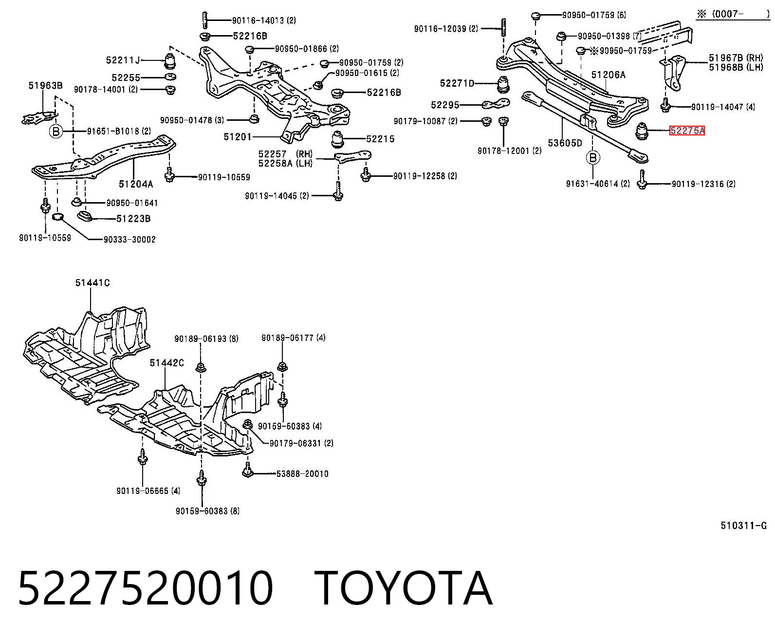 5227520010 Toyota