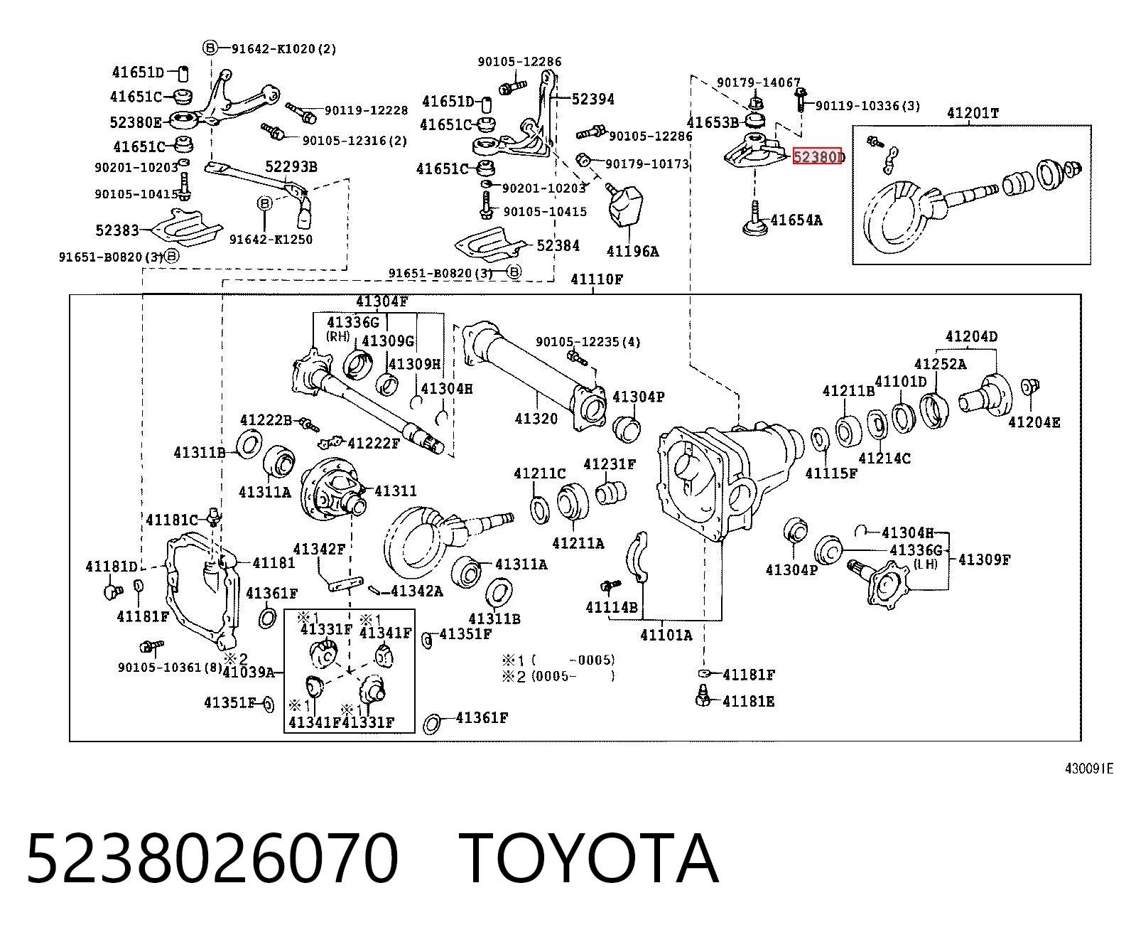 5238026070 Toyota
