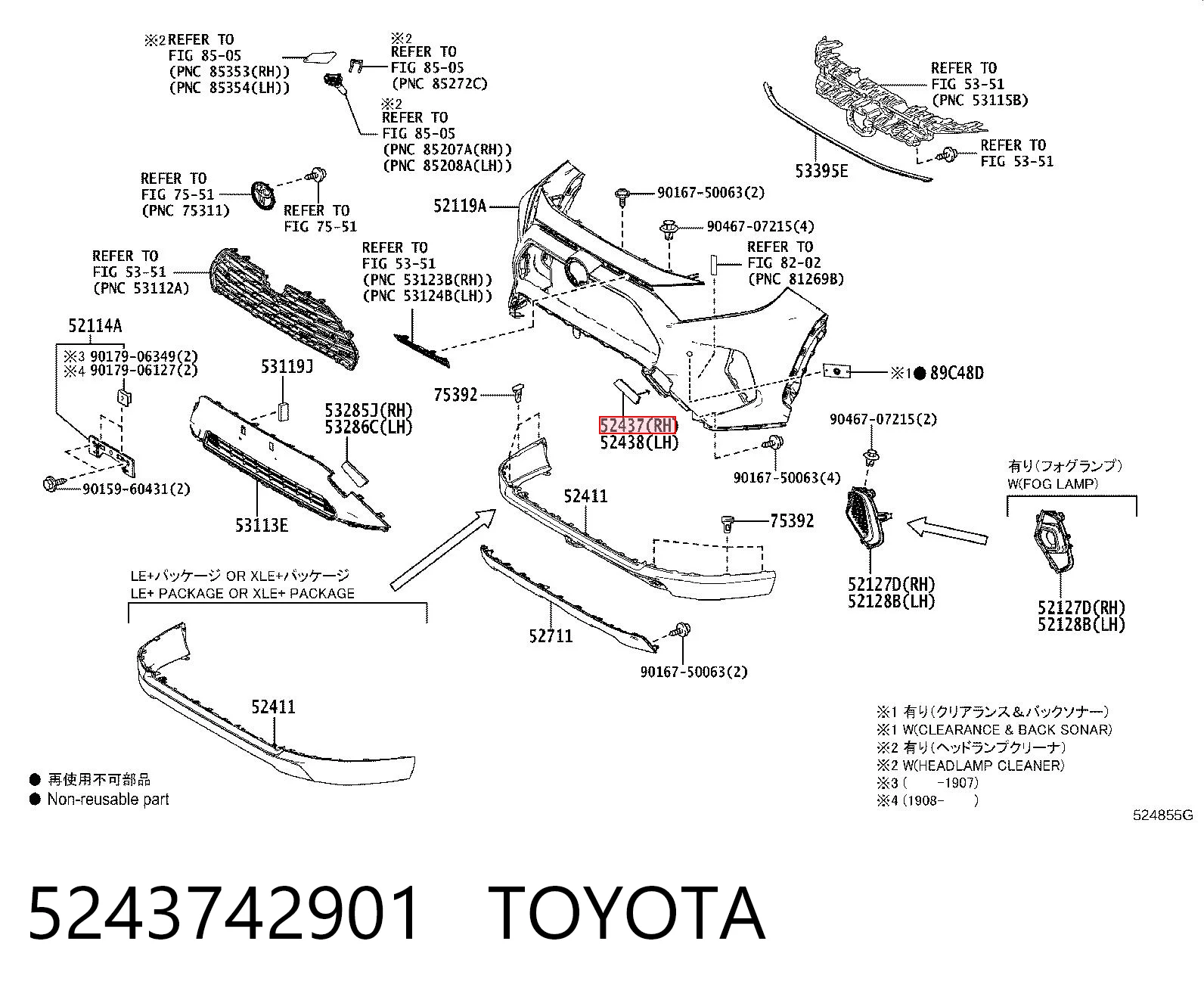 5243742901 Toyota