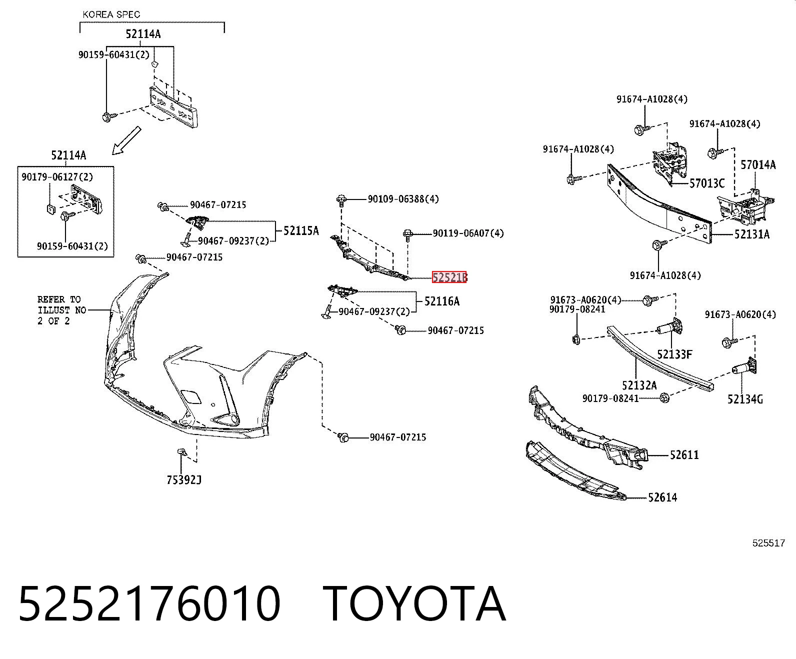 5252176010 Toyota