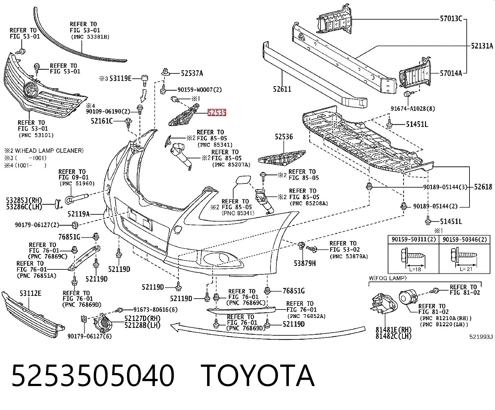 5253505040 Toyota