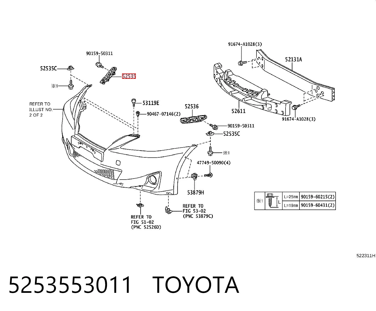 5253553011 Toyota