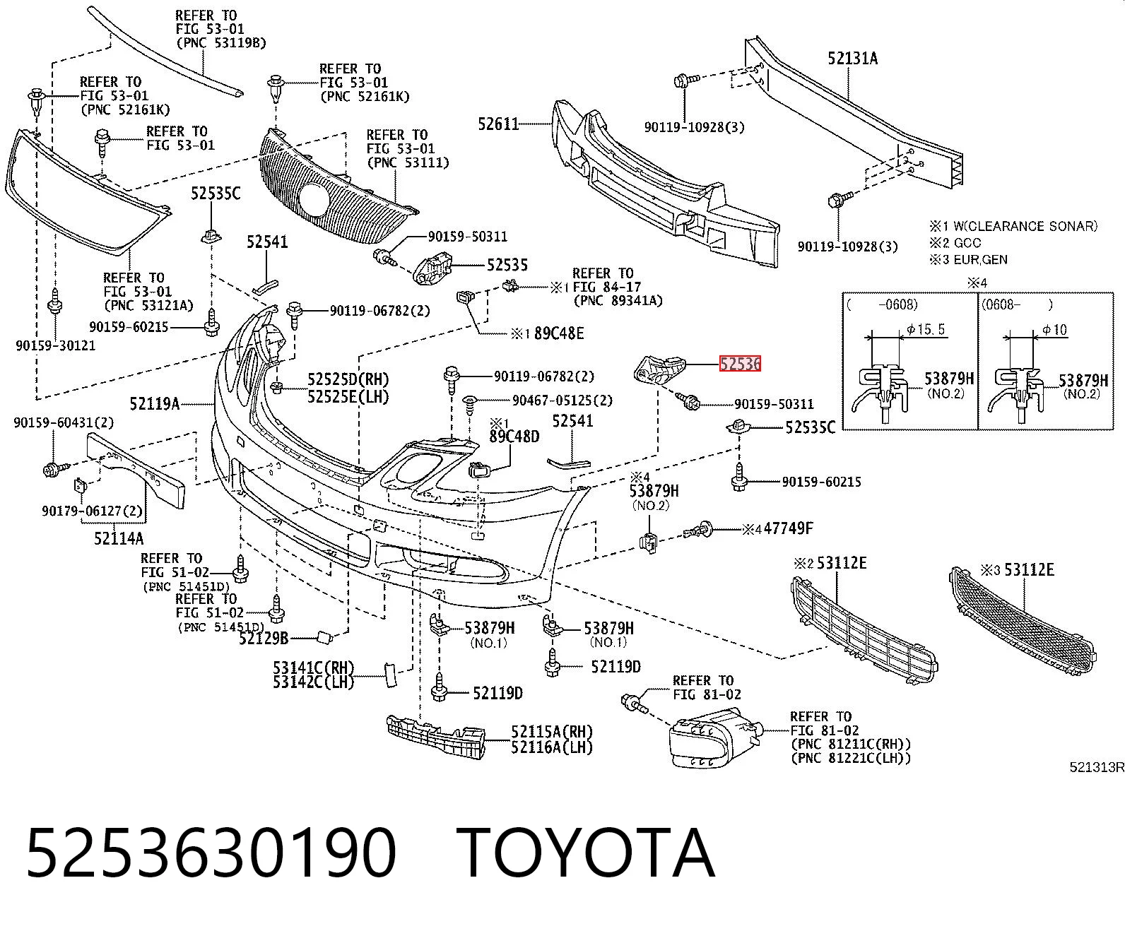 5253630190 Toyota