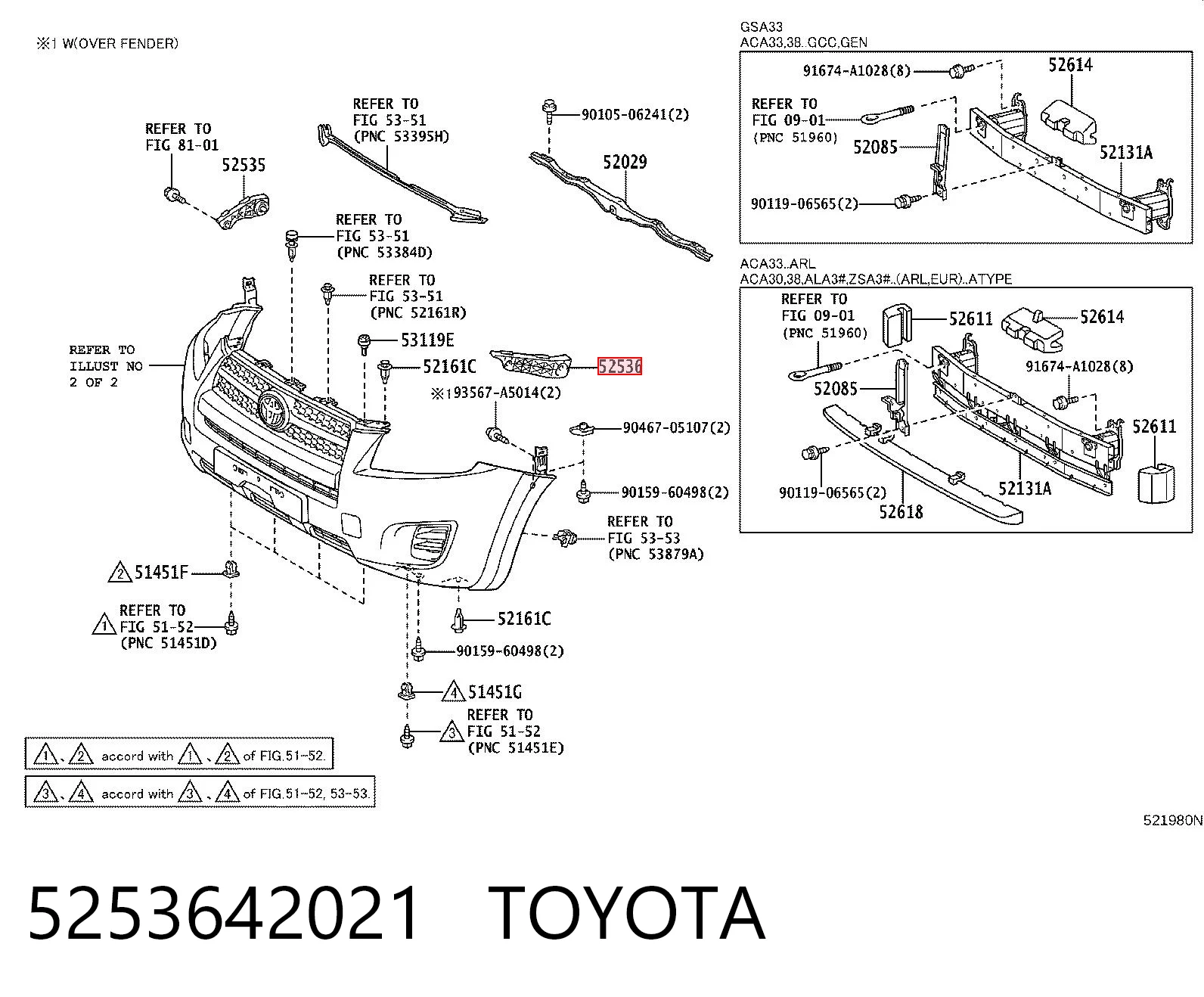 5253642021 Toyota