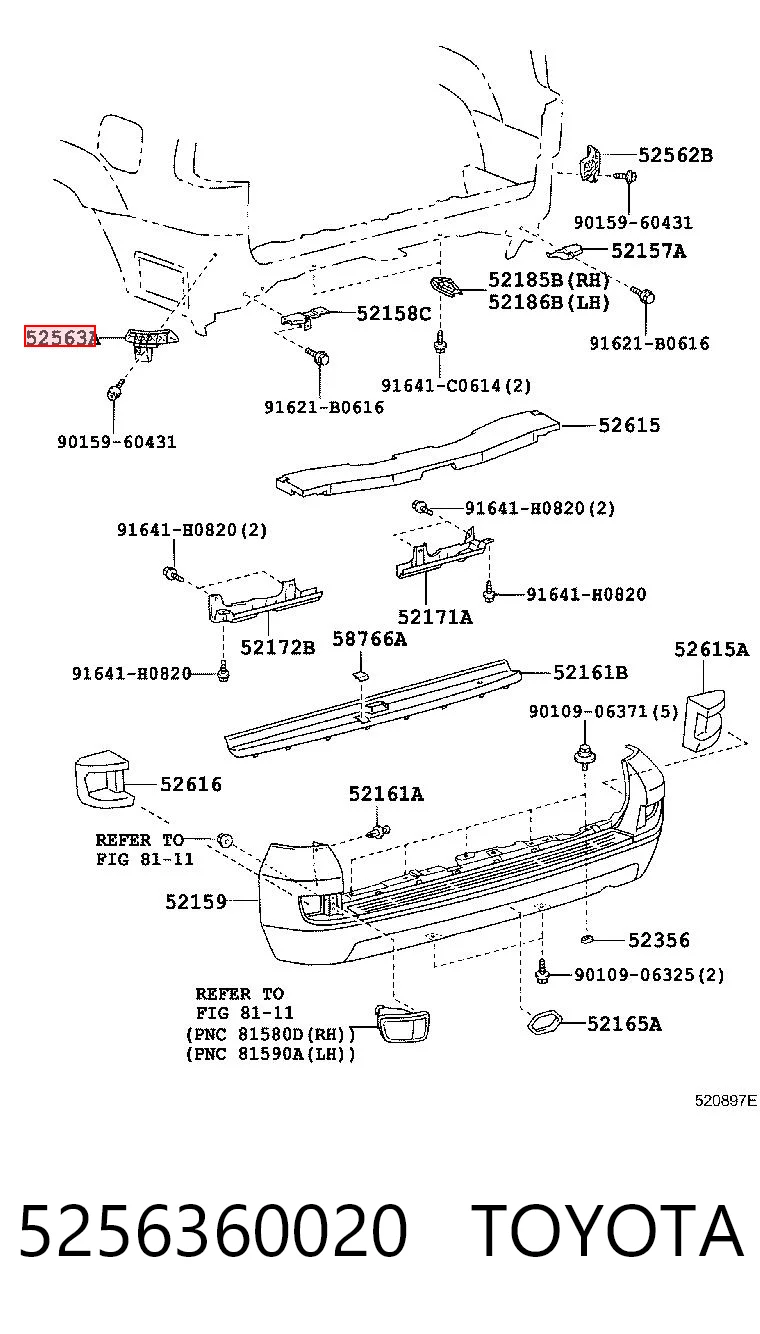 5256360020 Toyota
