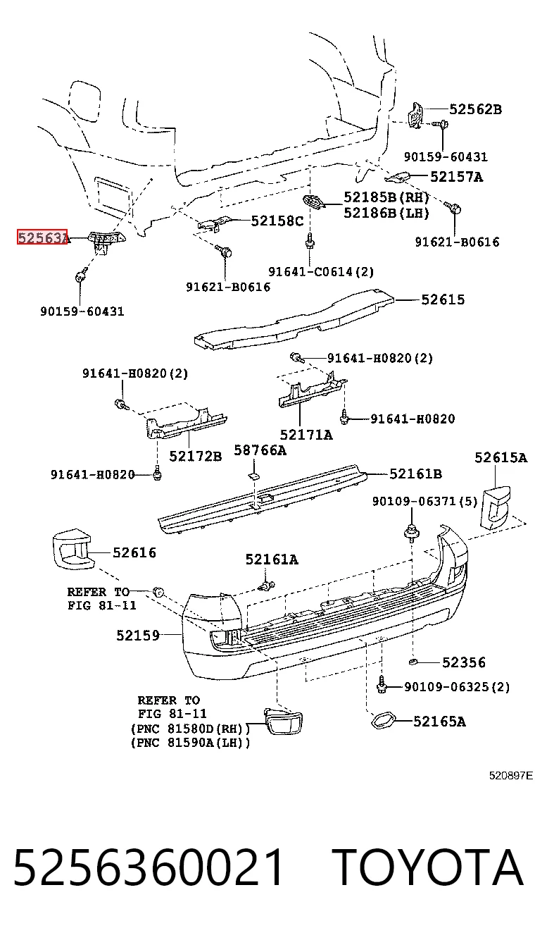 5256360021 Toyota