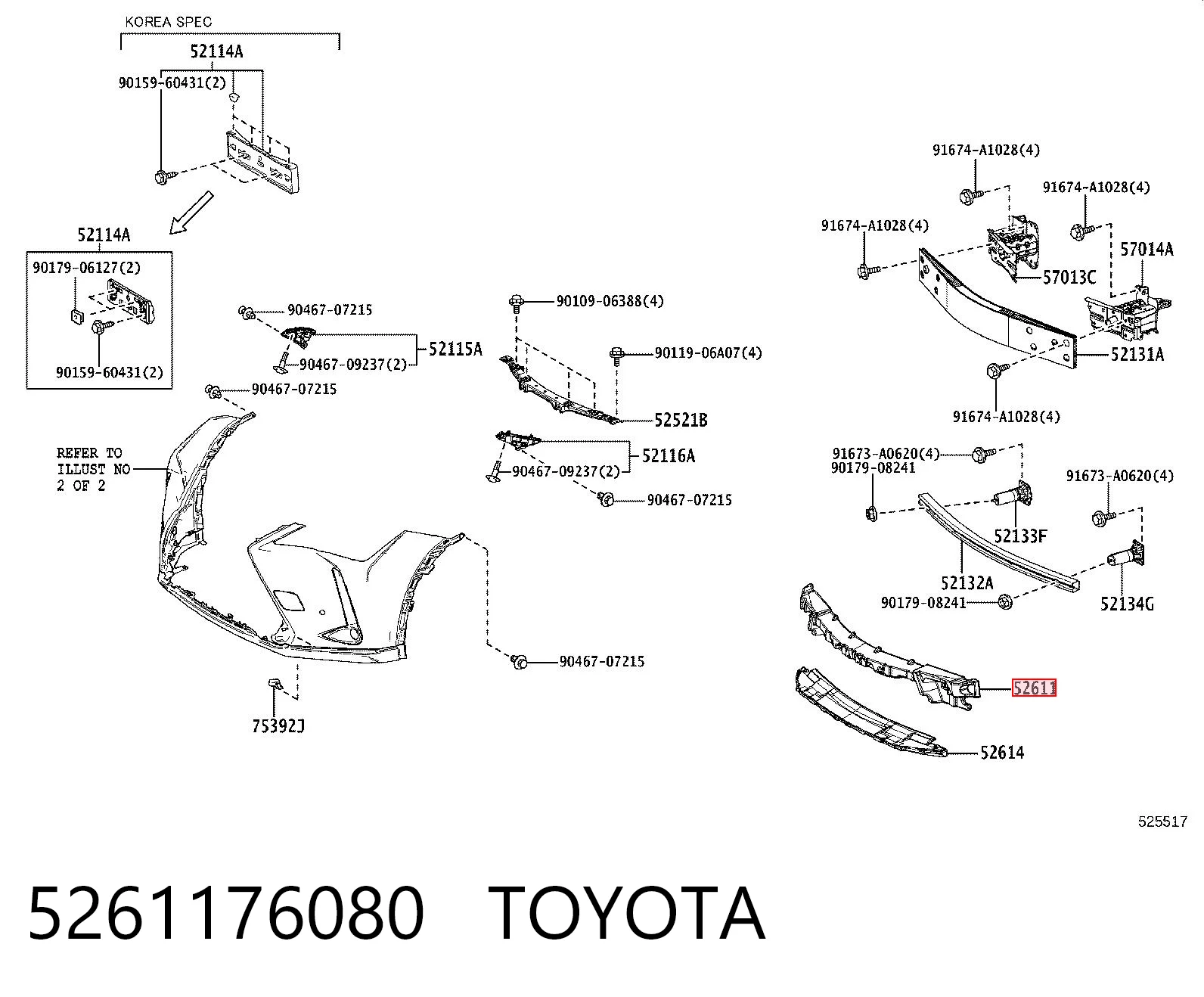 5261176080 Toyota