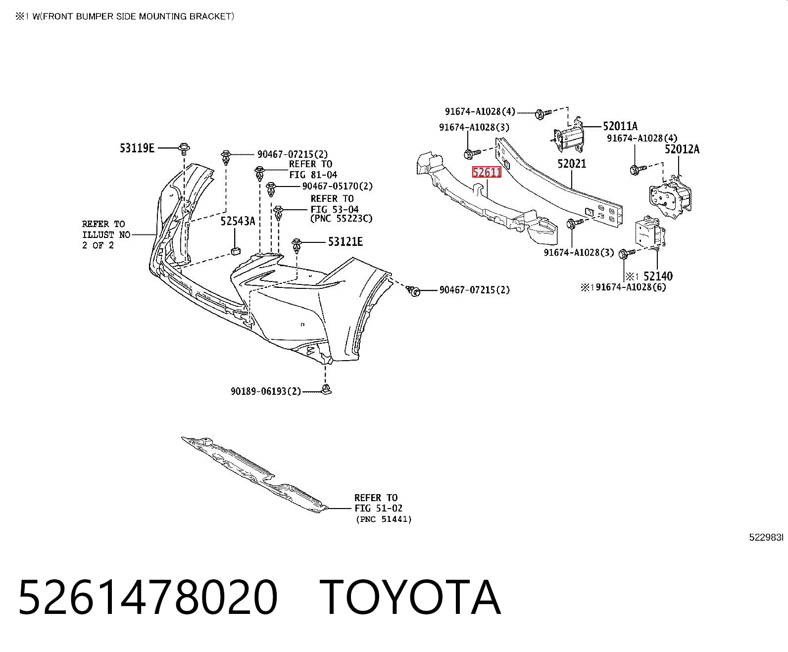 5261478020 Toyota