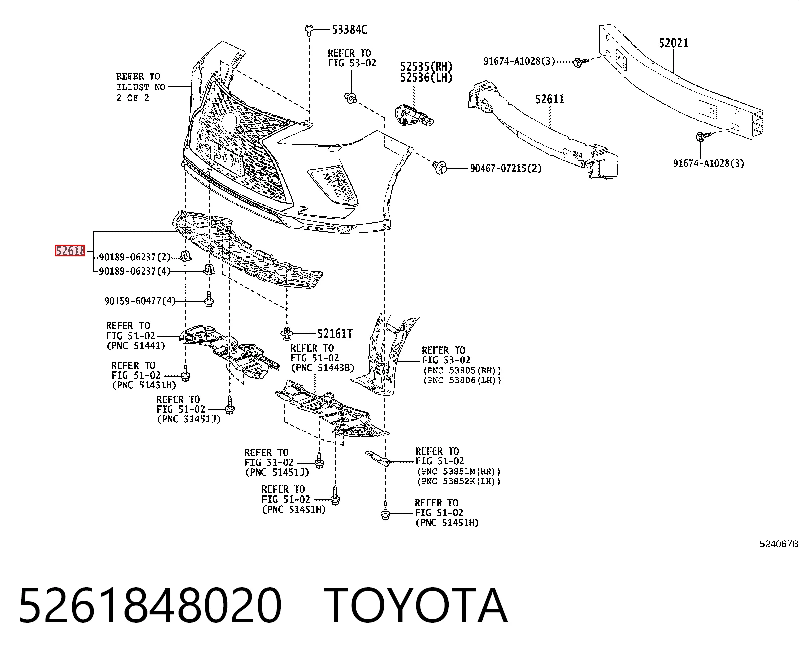 5261848020 Toyota