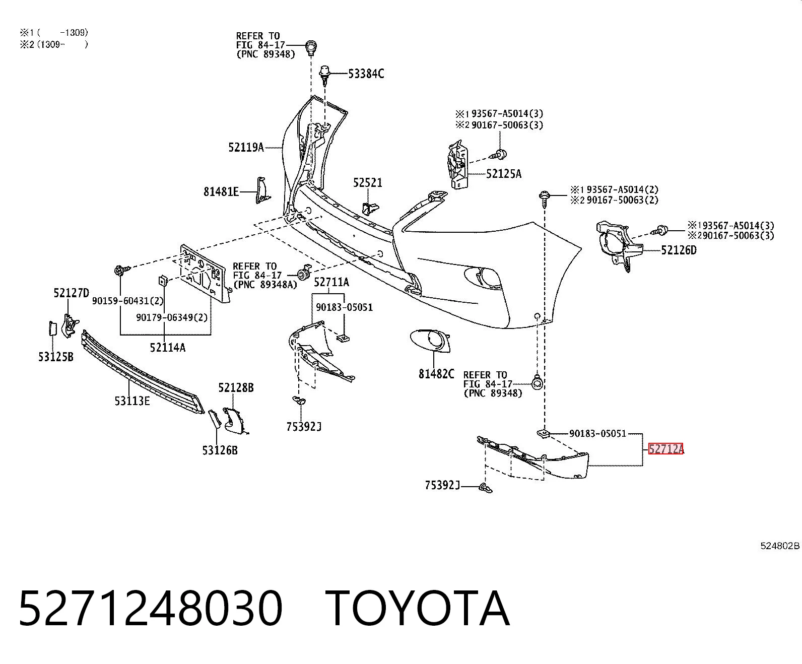 5271248030 Toyota