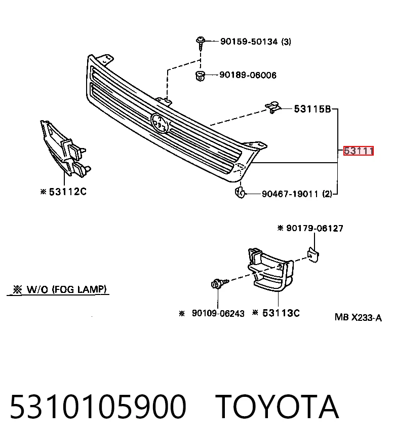 5310105900 Toyota