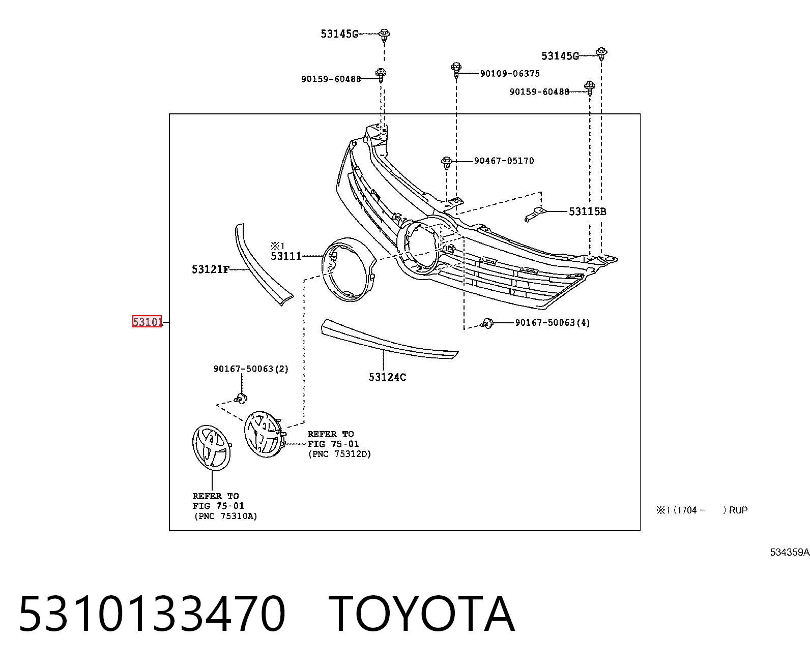 5310133470 Toyota