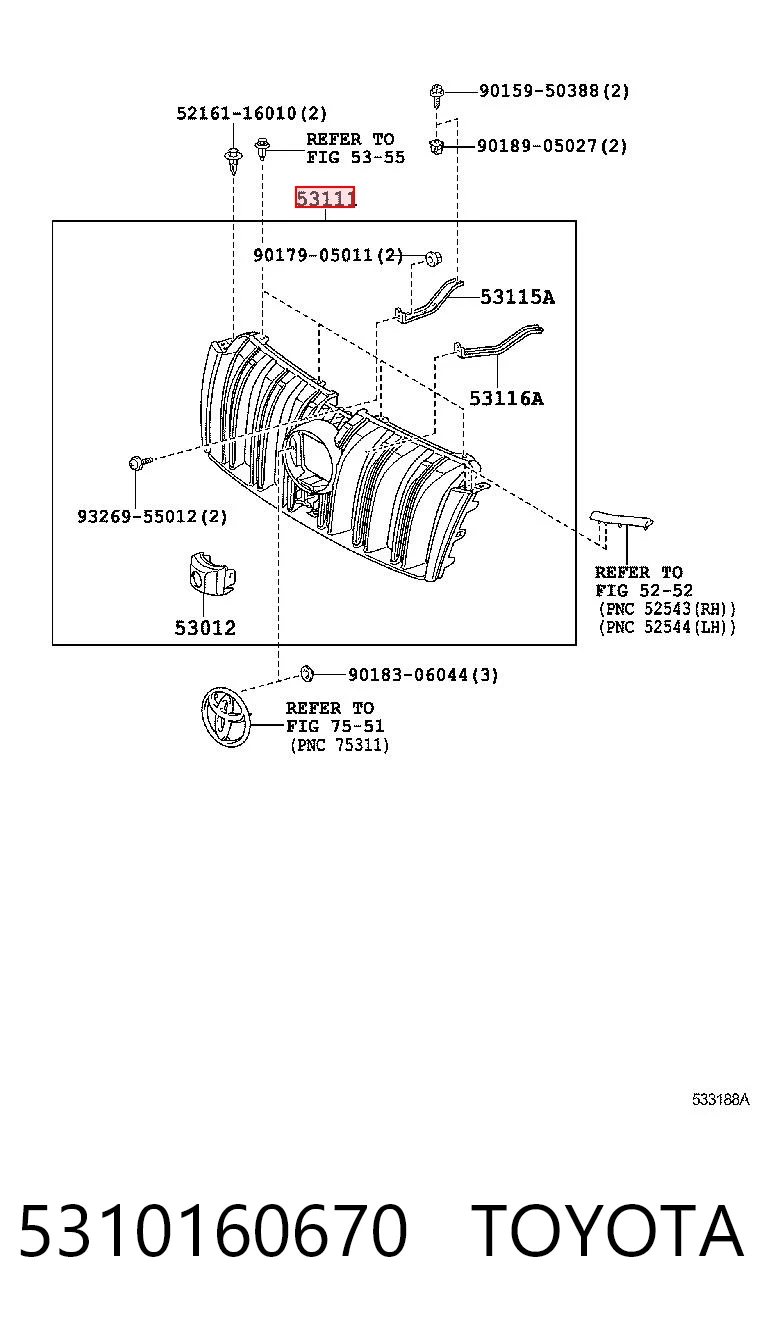 5310160670 Toyota