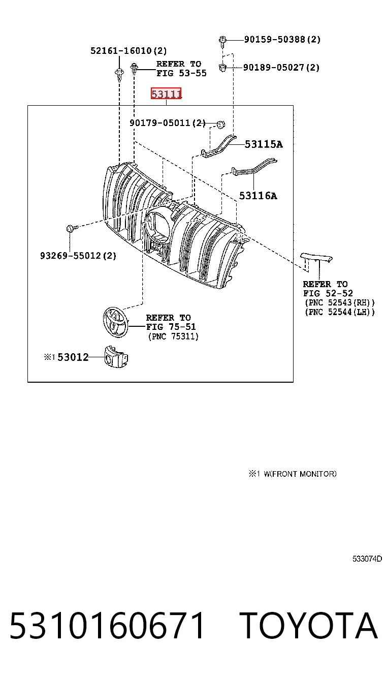 5310160671 Toyota