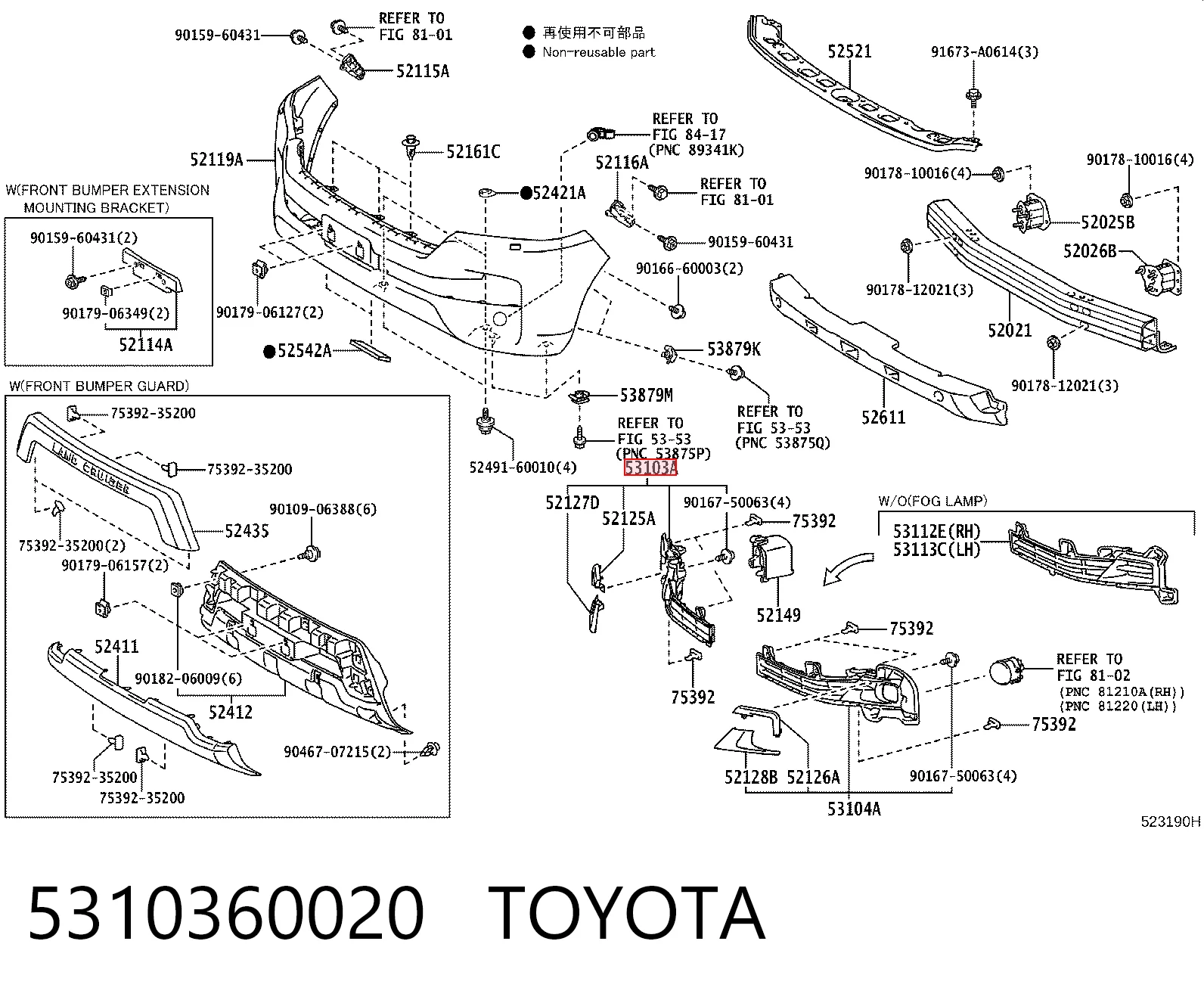 5310360020 Toyota