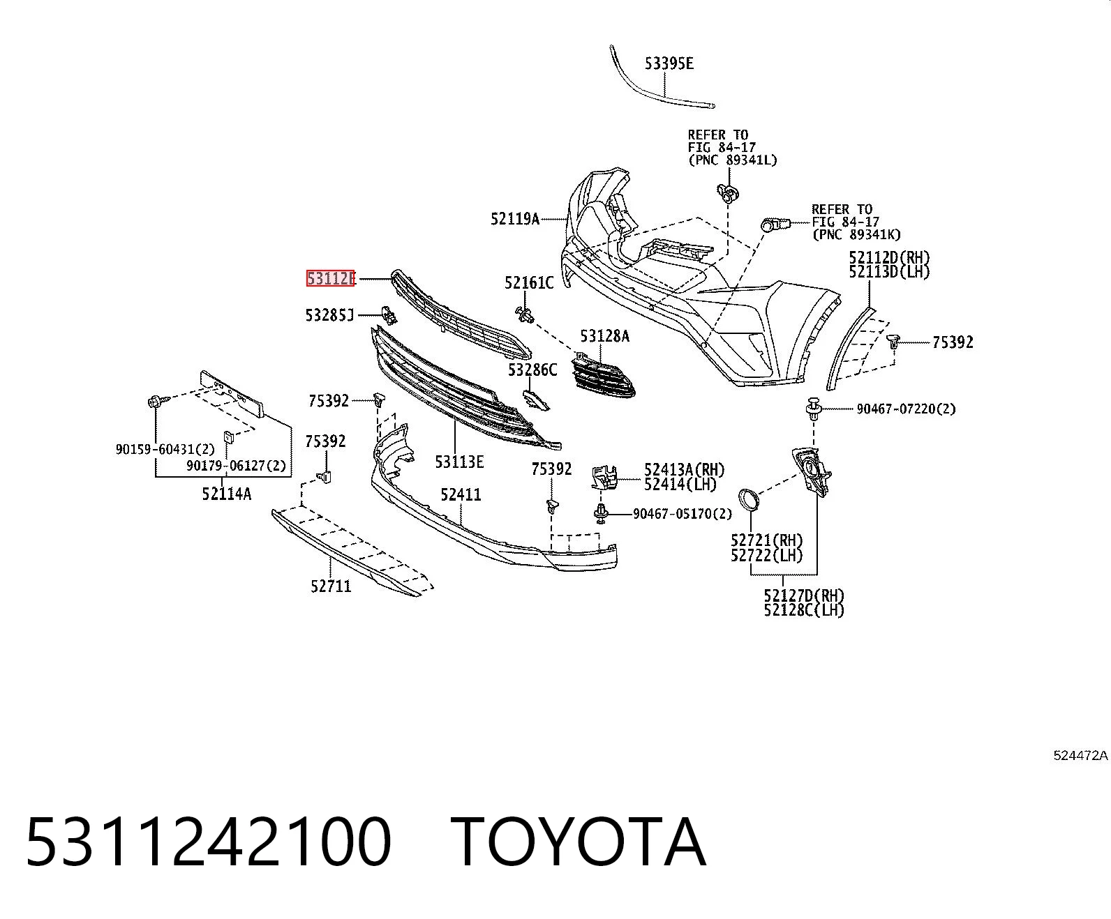 5311242100 Toyota