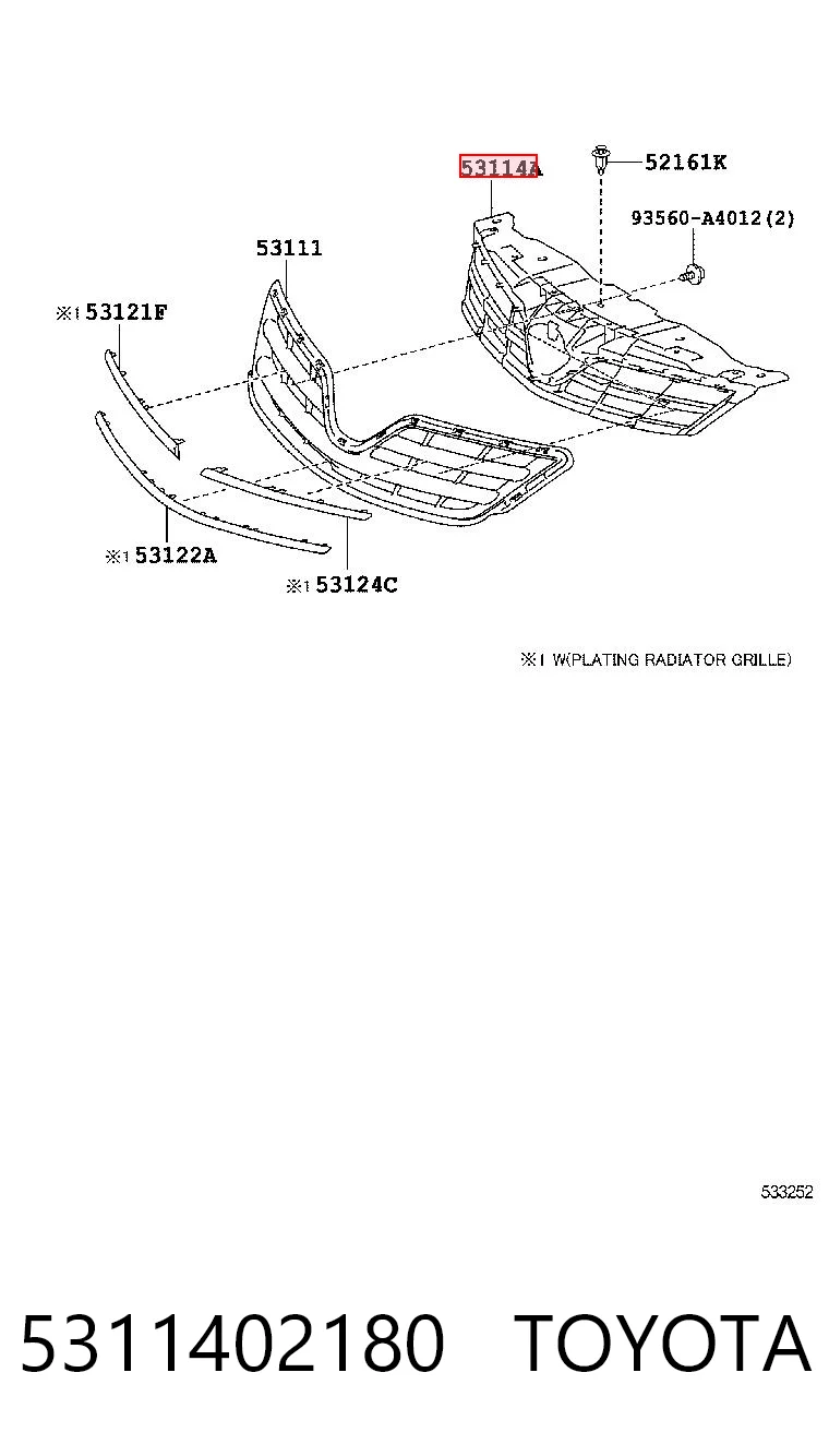5311402180 Toyota