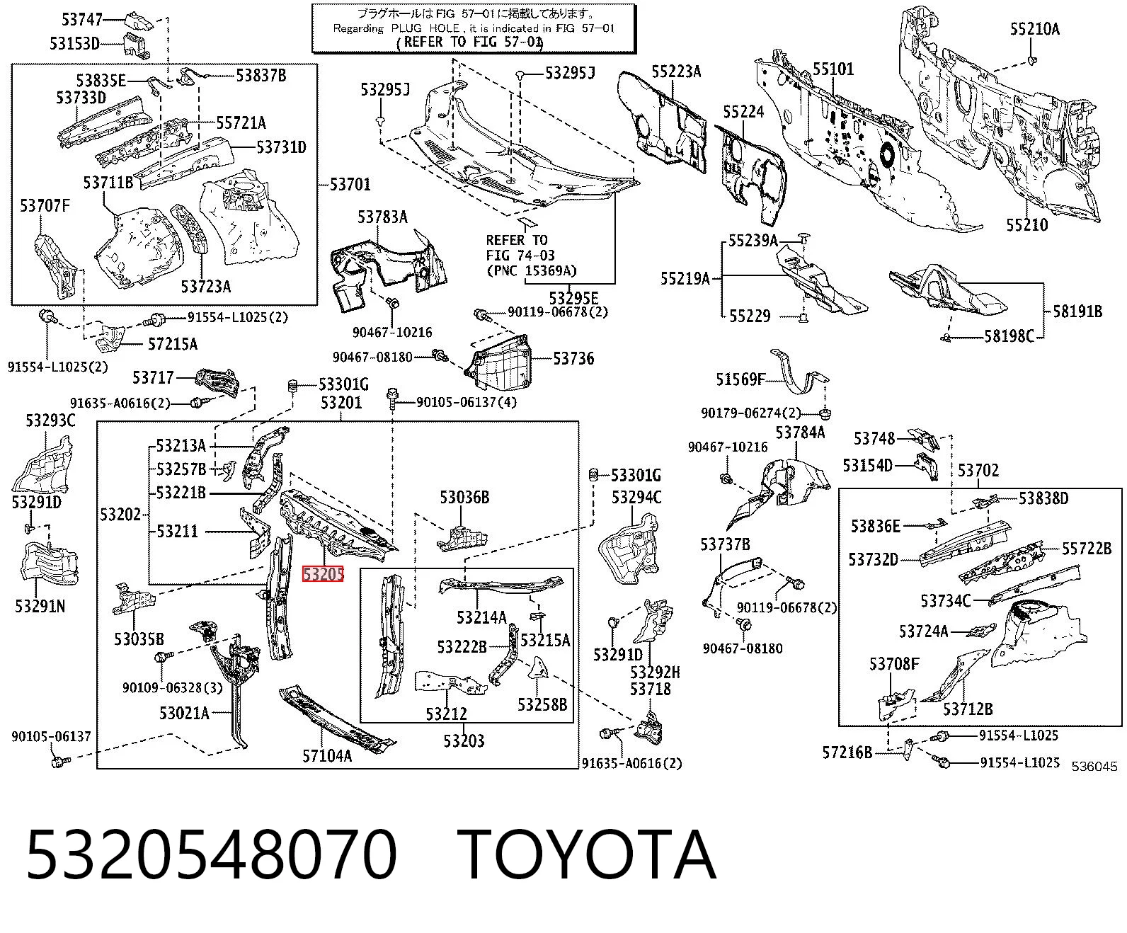 5320548070 Toyota