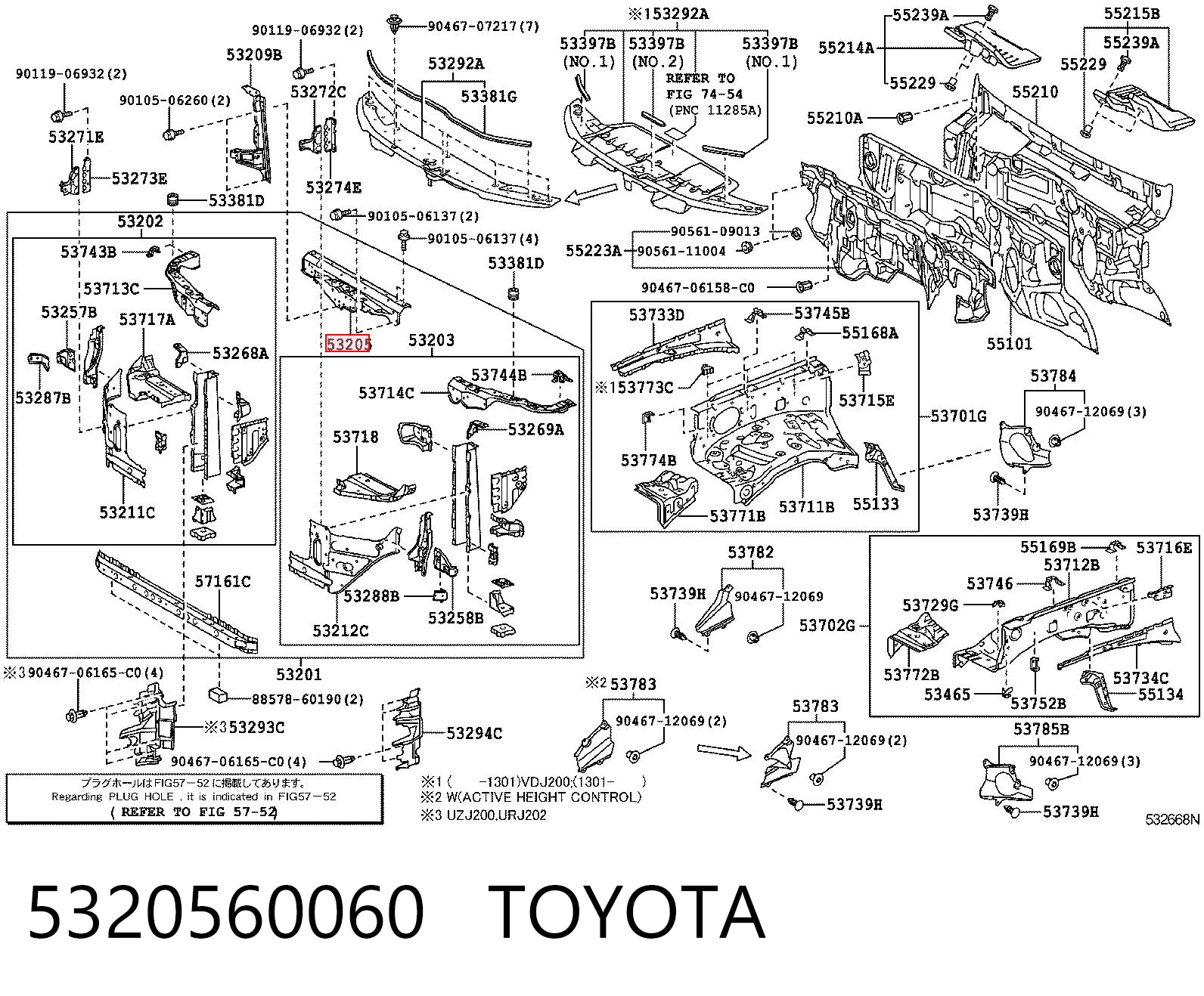 5320560060 Toyota