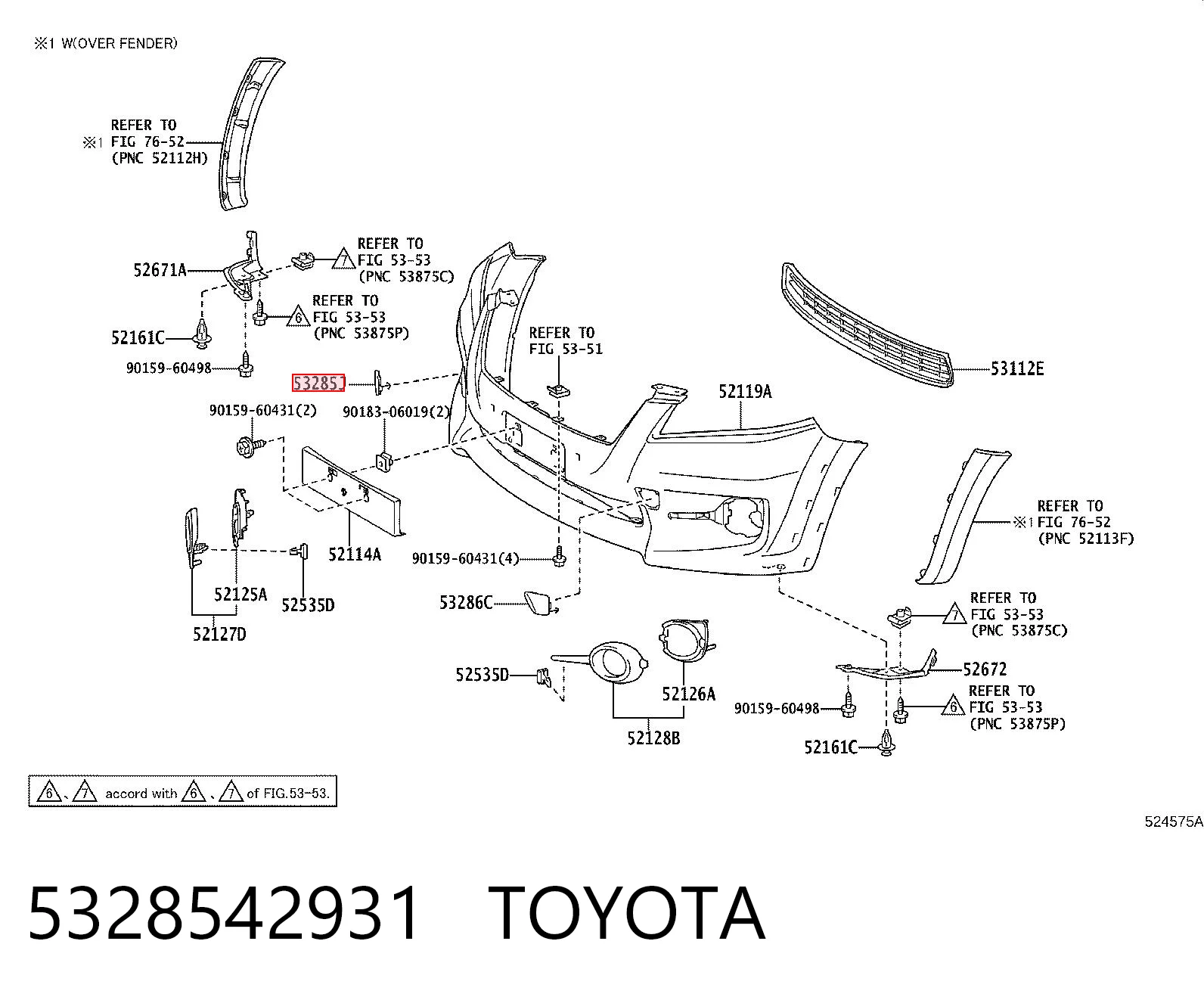 5328542931 Toyota
