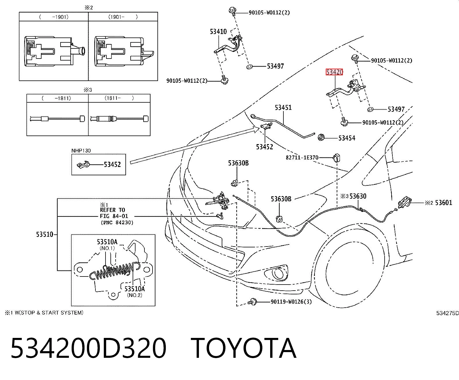 534200D320 Toyota