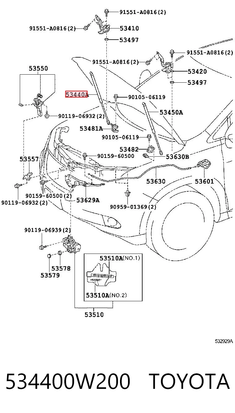 534400W200 Toyota