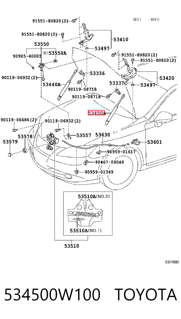 534500W100 Toyota