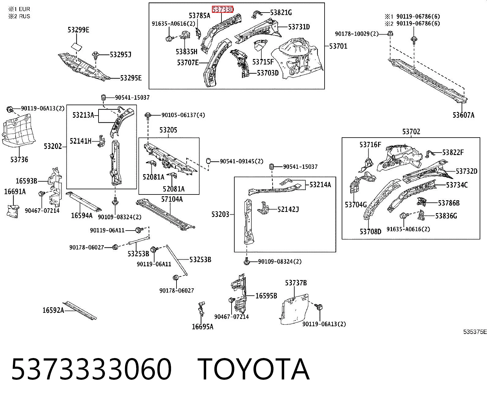 5373333060 Toyota