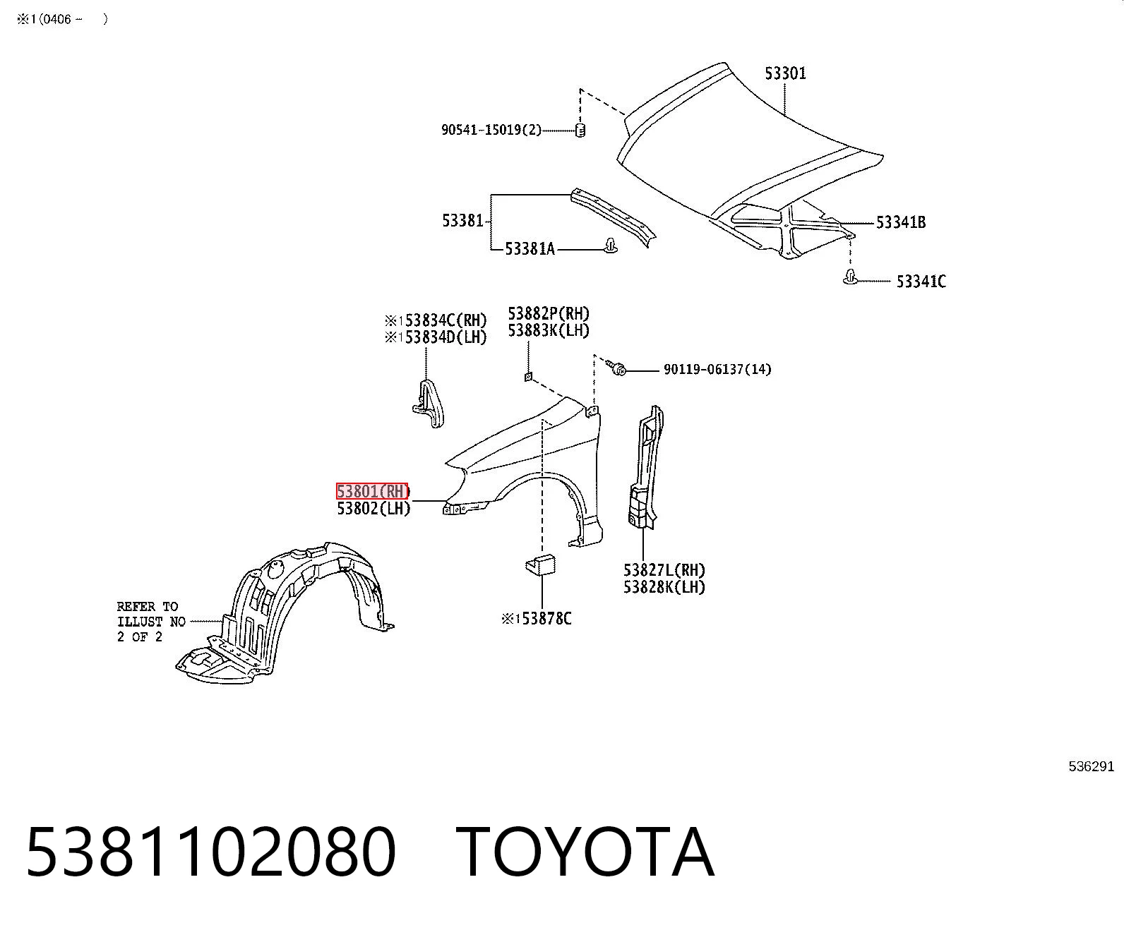 5381102080 Toyota
