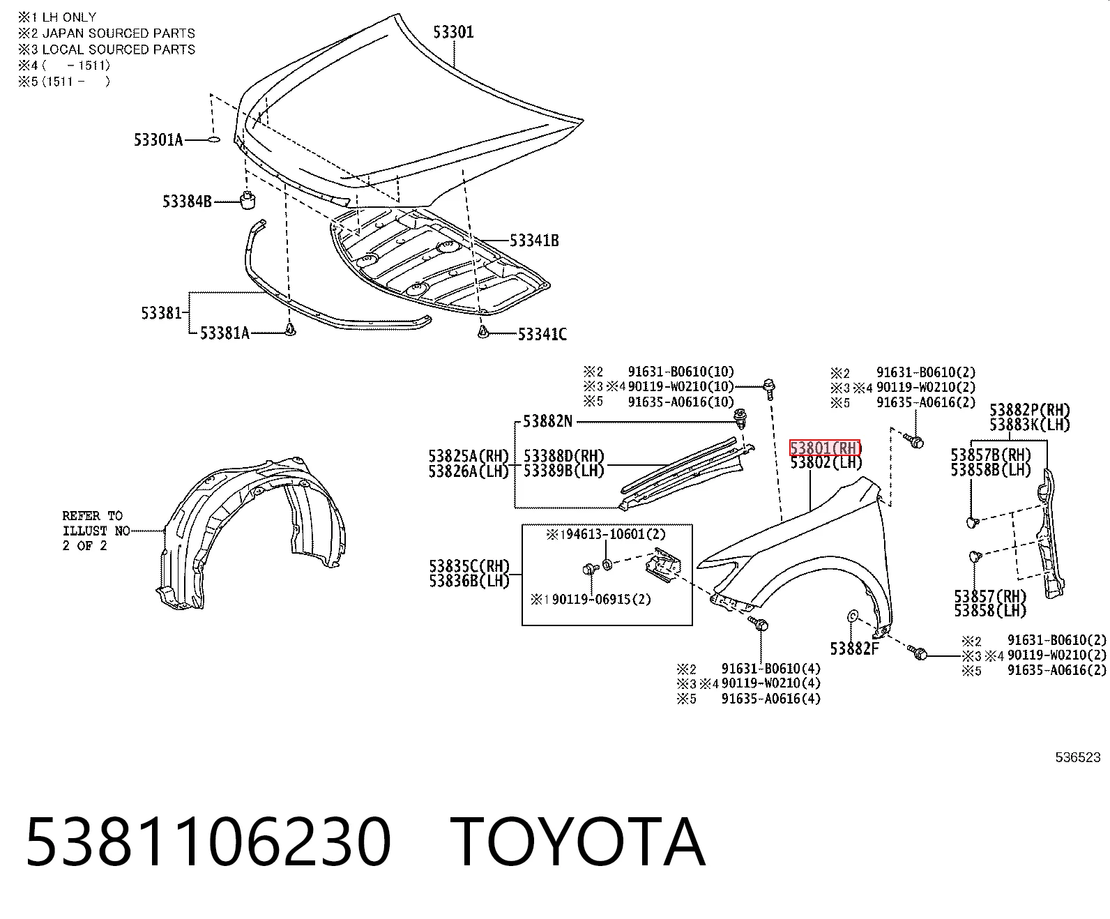  Toyota Camry  (V50)