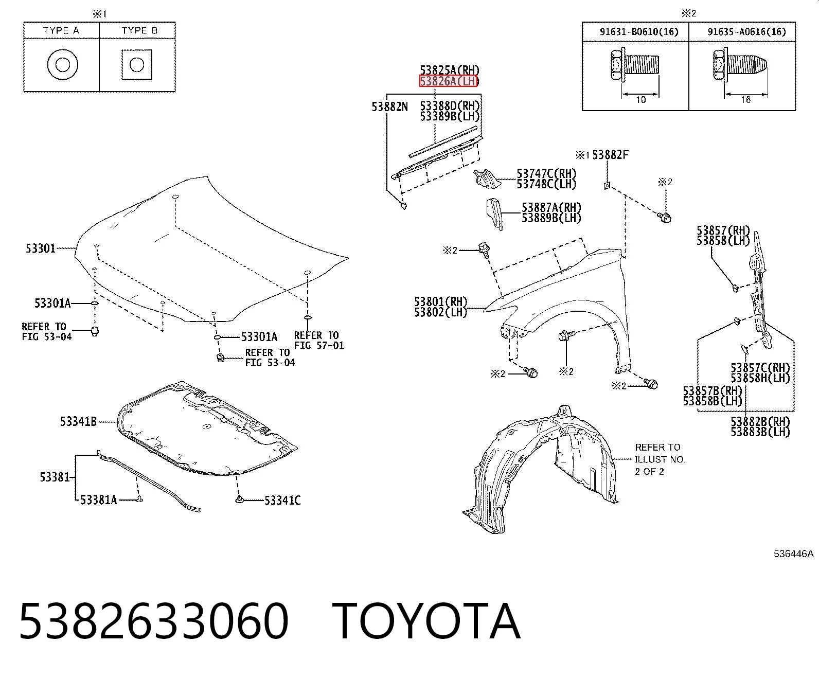 5382633060 Toyota