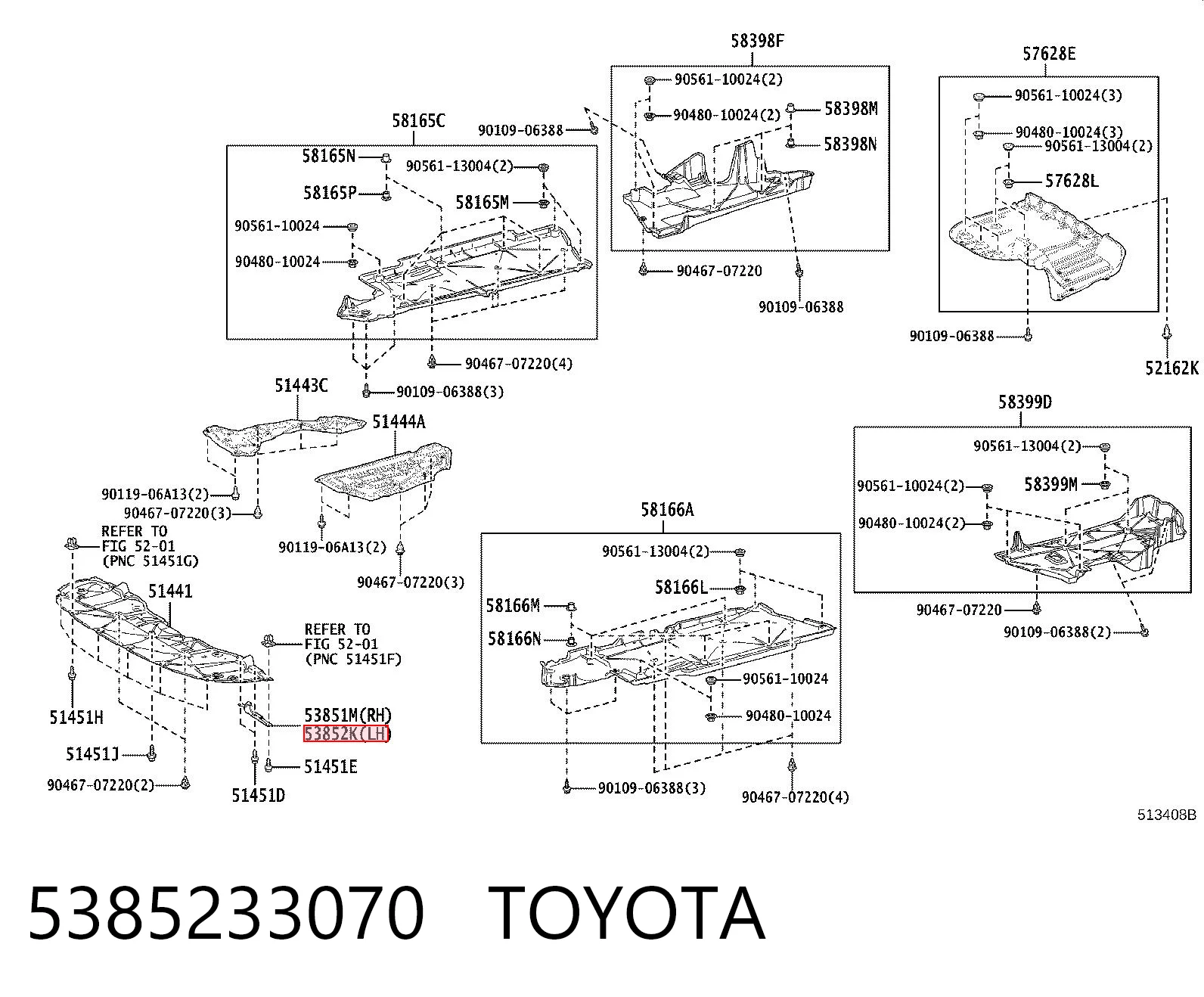 5385233070 Toyota