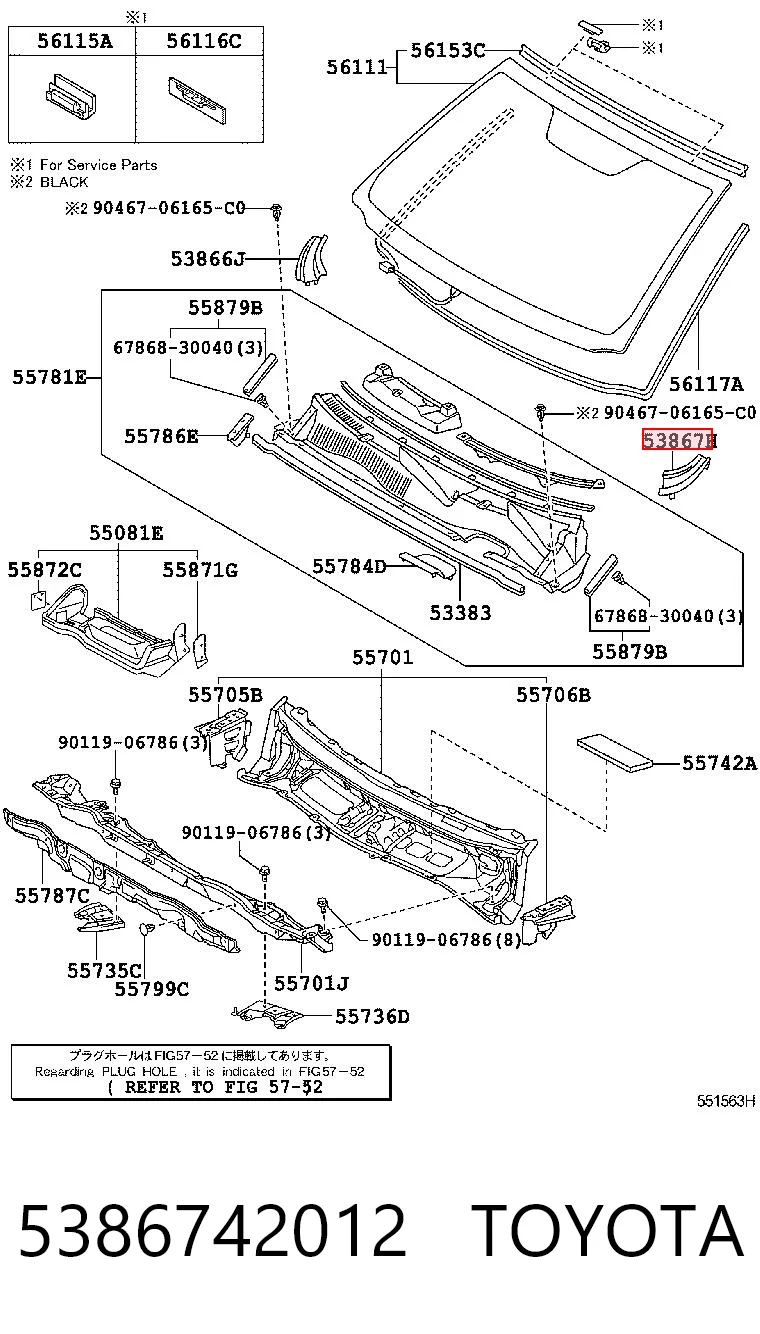 5386742012 Toyota