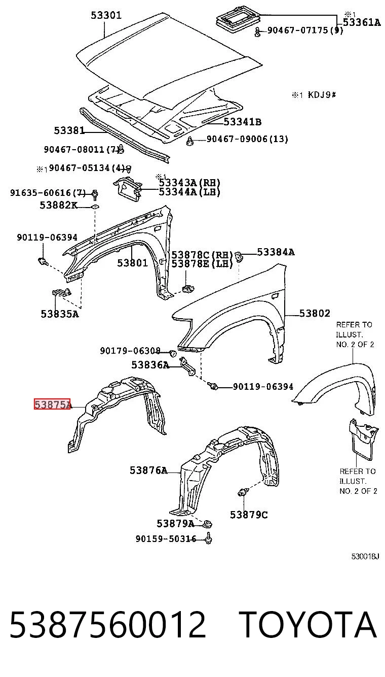 5387560012 Toyota