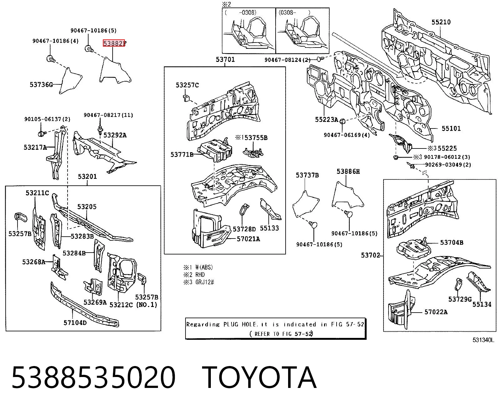 5388535020 Toyota