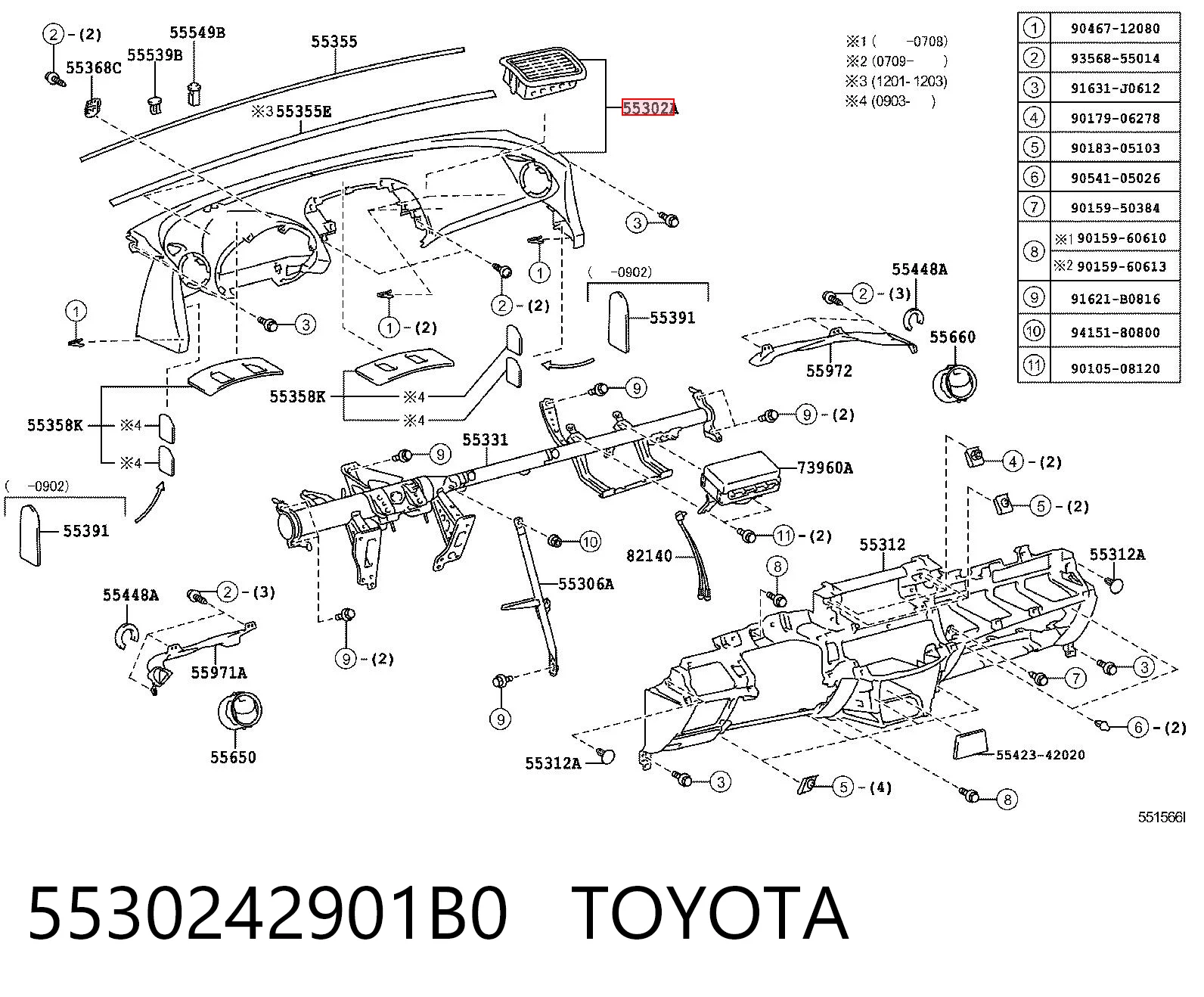 5530242901B0 Toyota