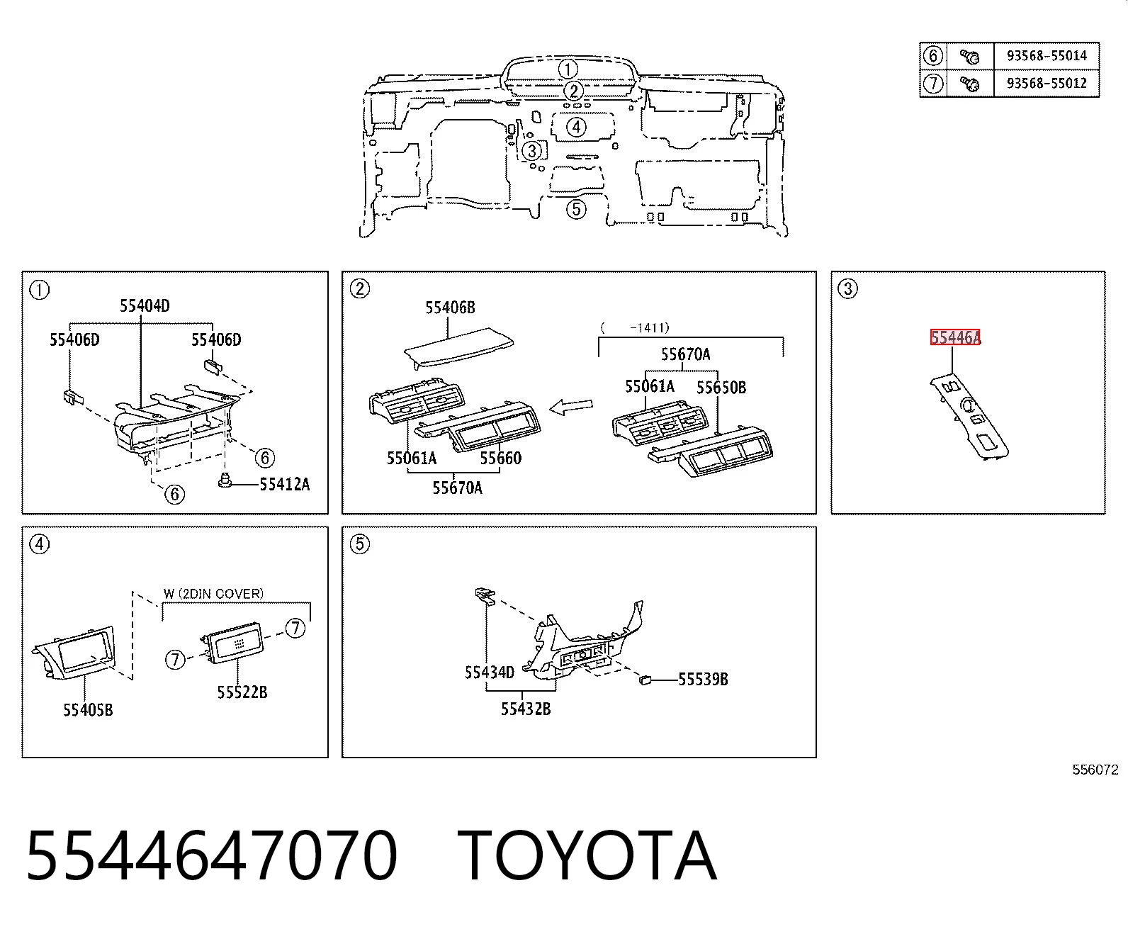5544647070 Toyota