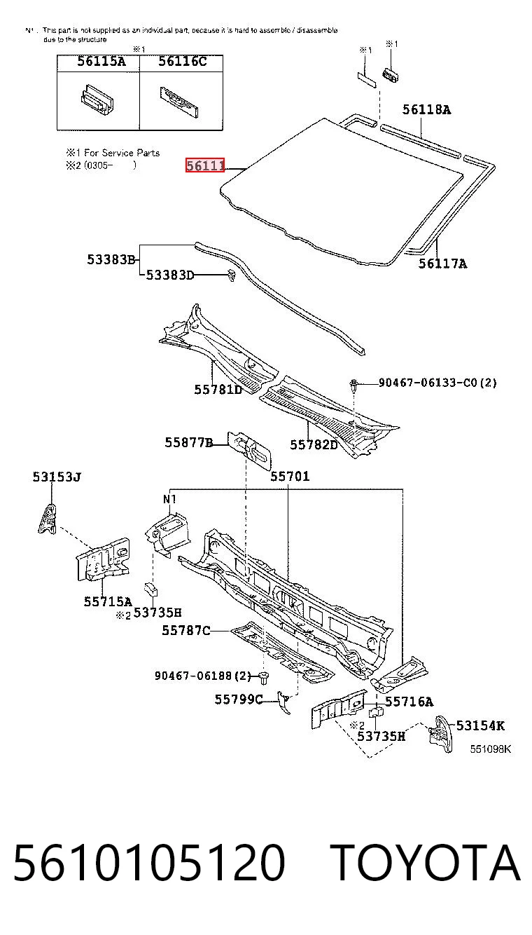 5610105120 Toyota