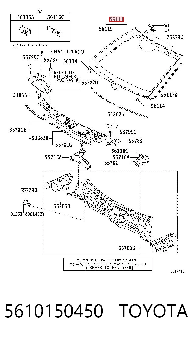 5610150450 Toyota