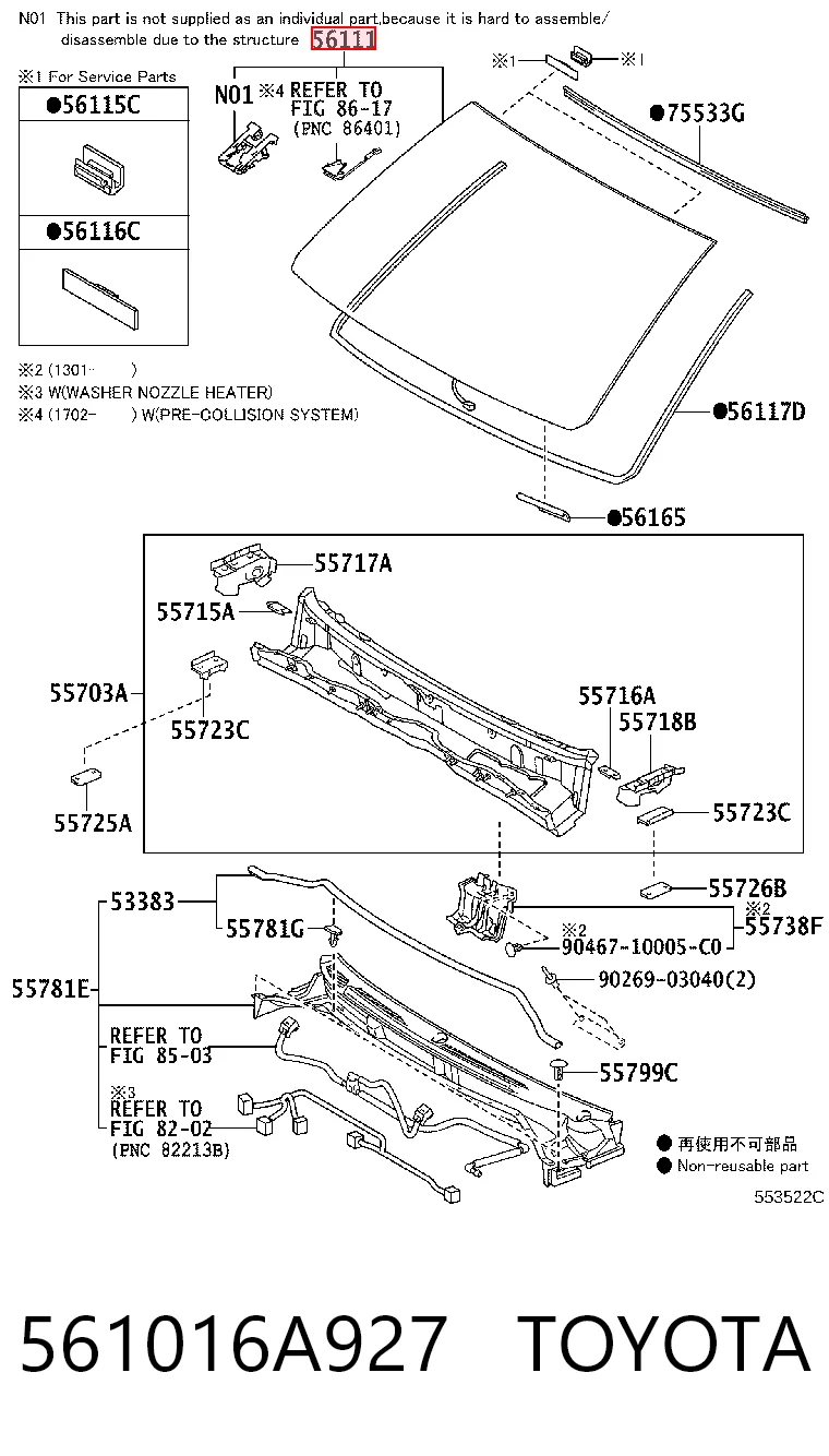 561016A927 Toyota