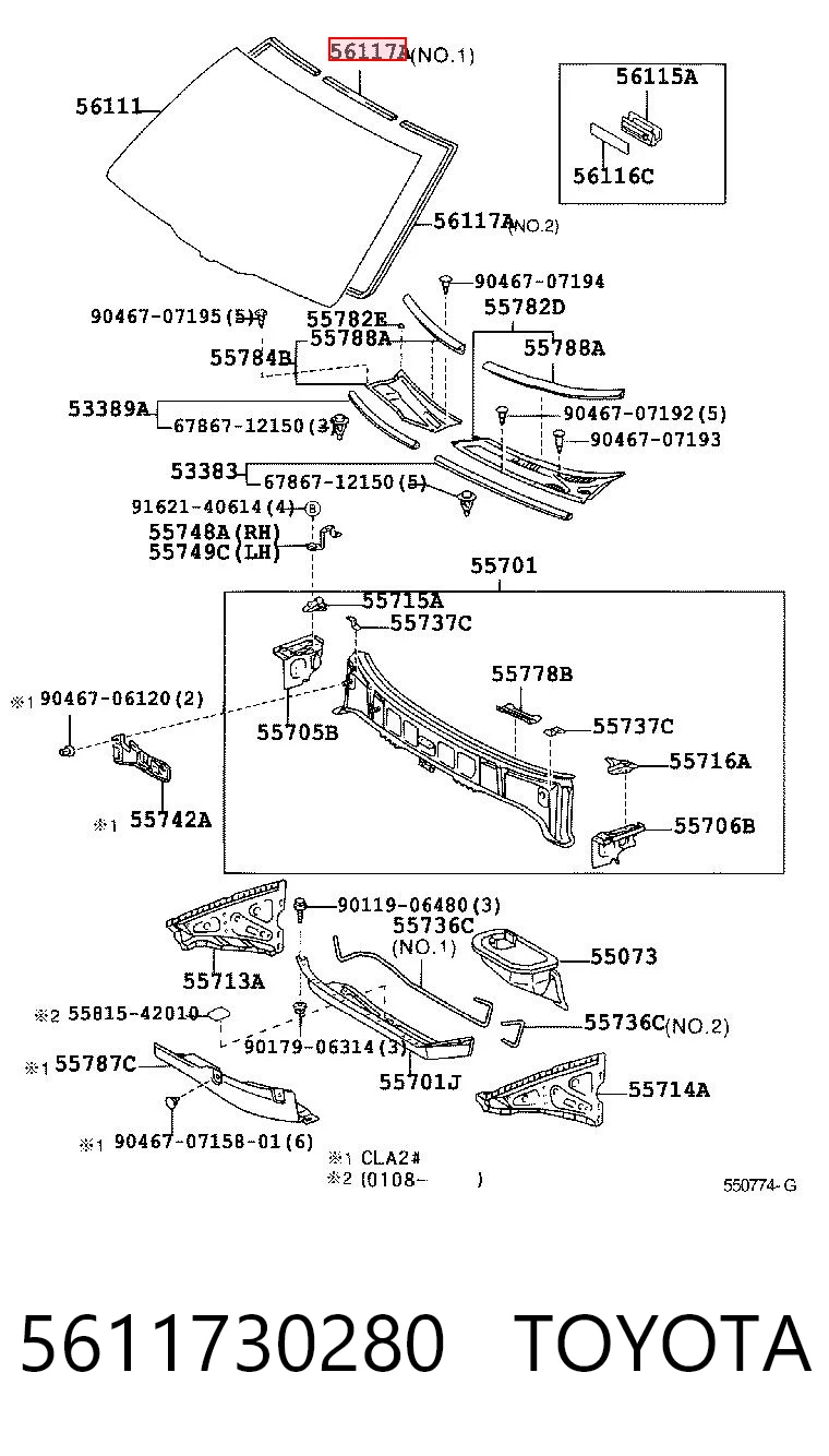 5611730280 Toyota