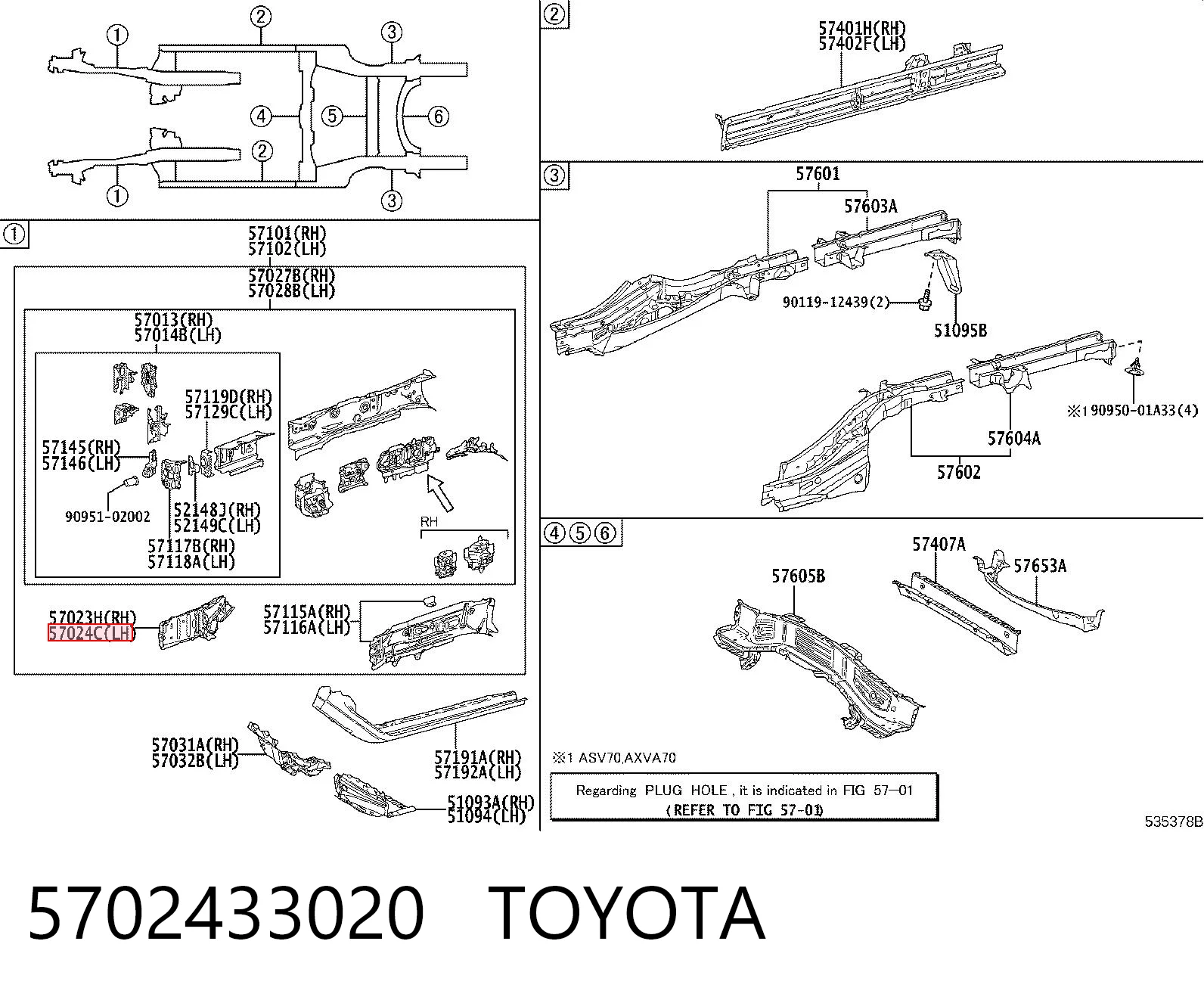 5702433020 Toyota