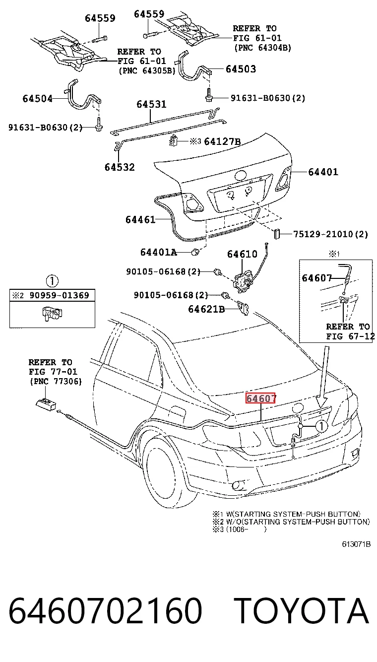 6460702160 Toyota