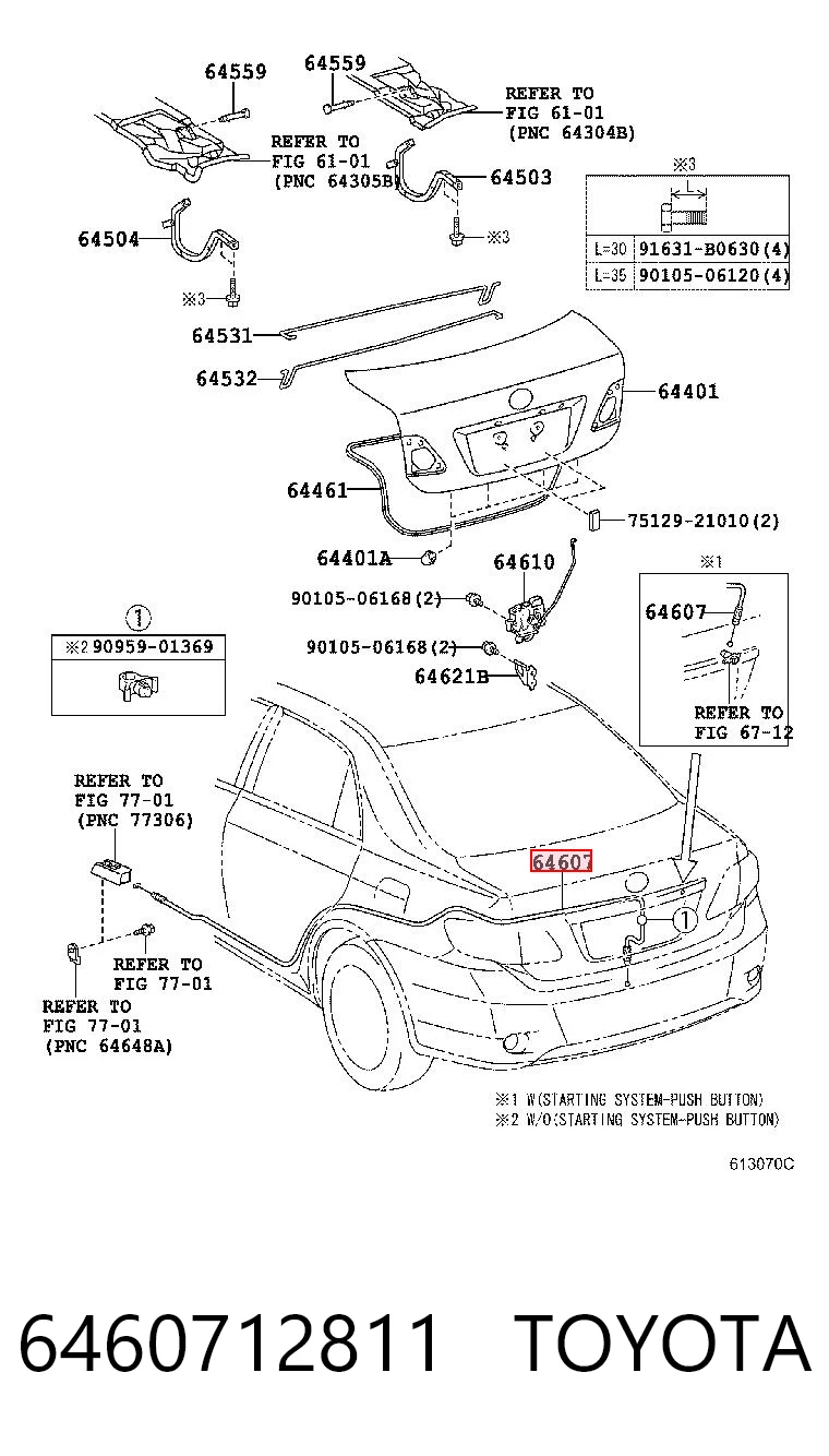 6460712811 Toyota